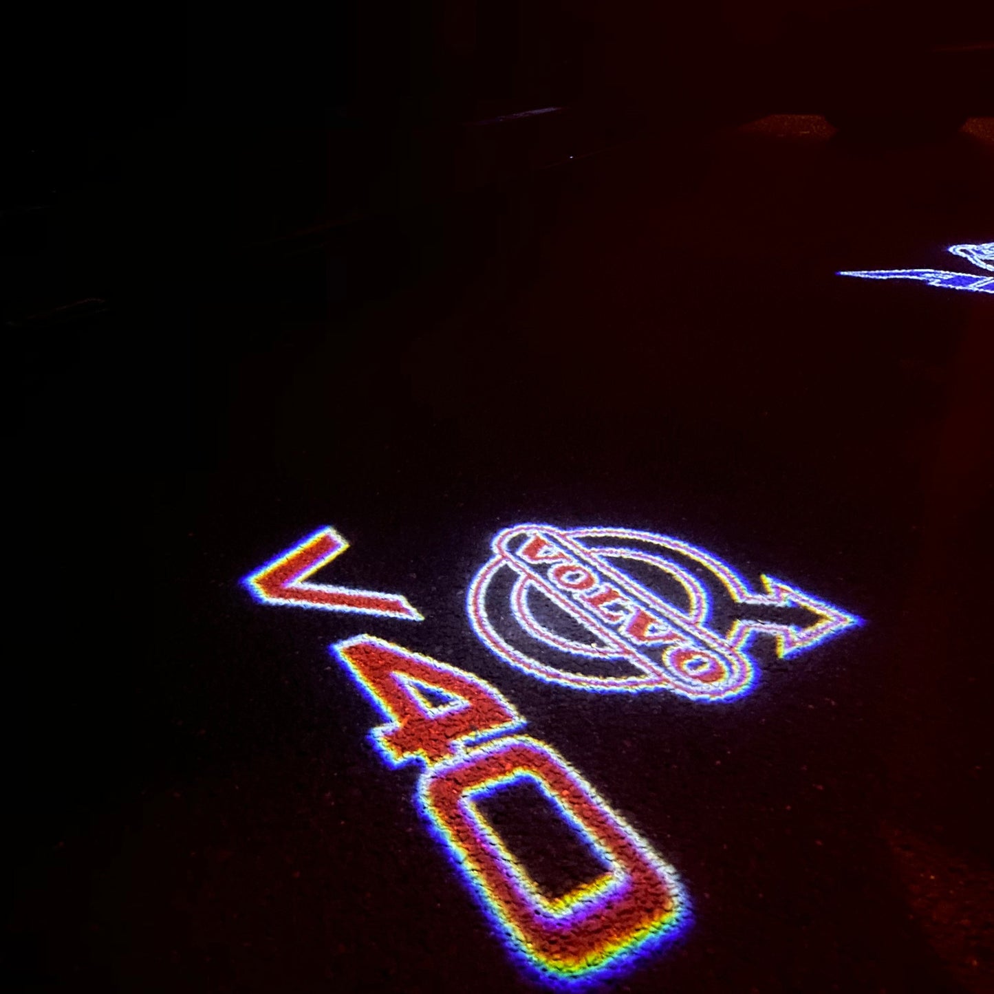 Volvo V 40 LOGO PROJECROTR LIGHTS Nr.92 (quantity 1 = 2 Logo Film / 2 door lights)