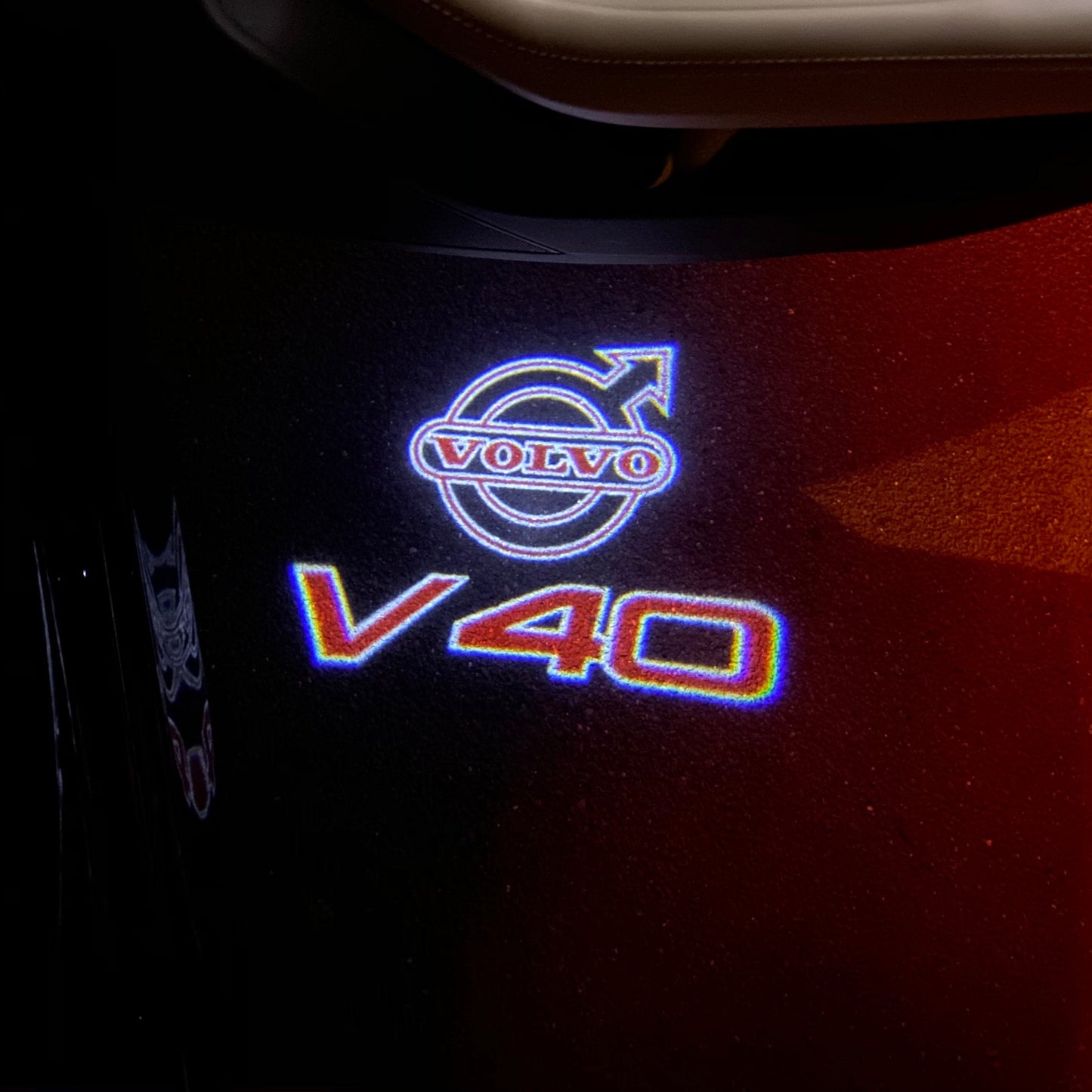 Volvo V 40 LOGO PROJECROTR LIGHTS Nr.92 (quantity 1 = 2 Logo Film / 2 door lights)