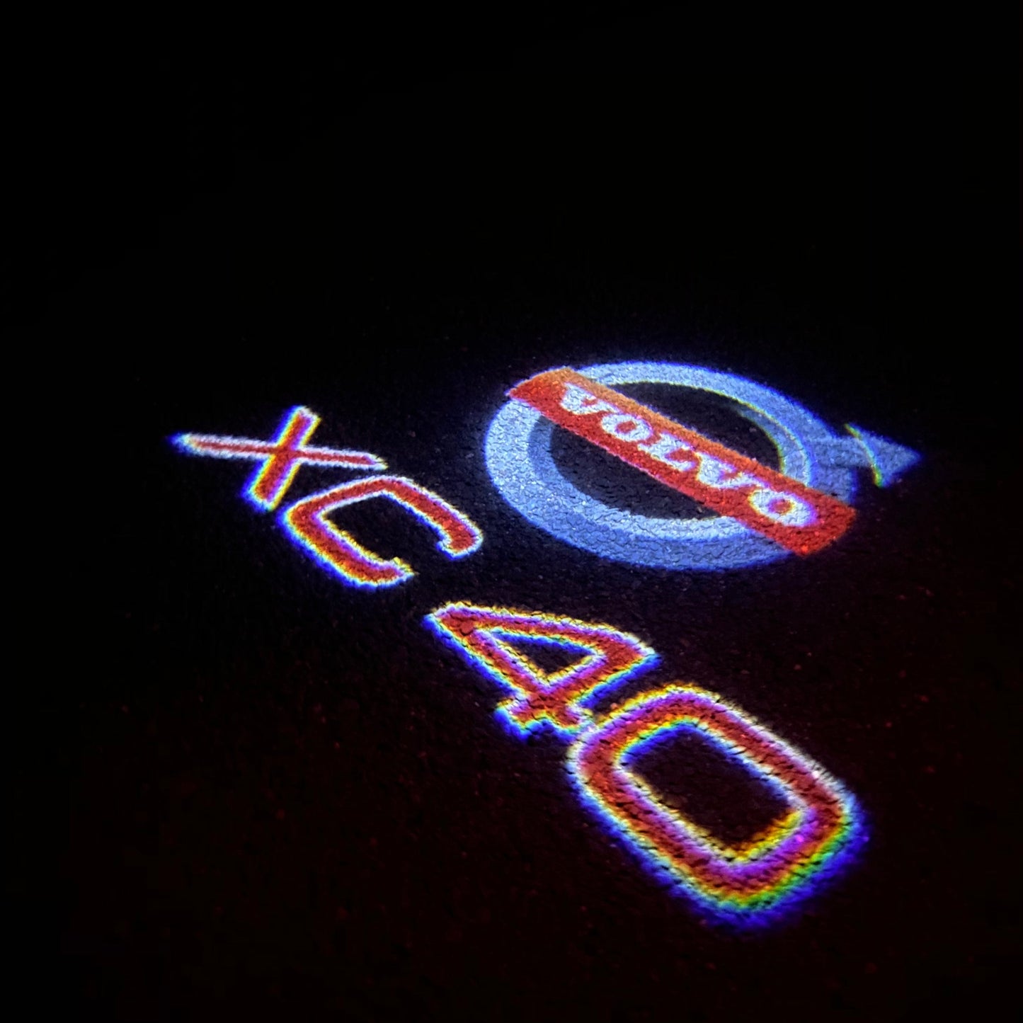 Volvo XC 40 LOGO LOGO PROJECROTR LIGHTS Nr.32 (quantity 1 = 2 Logo Film / 2 door lights)