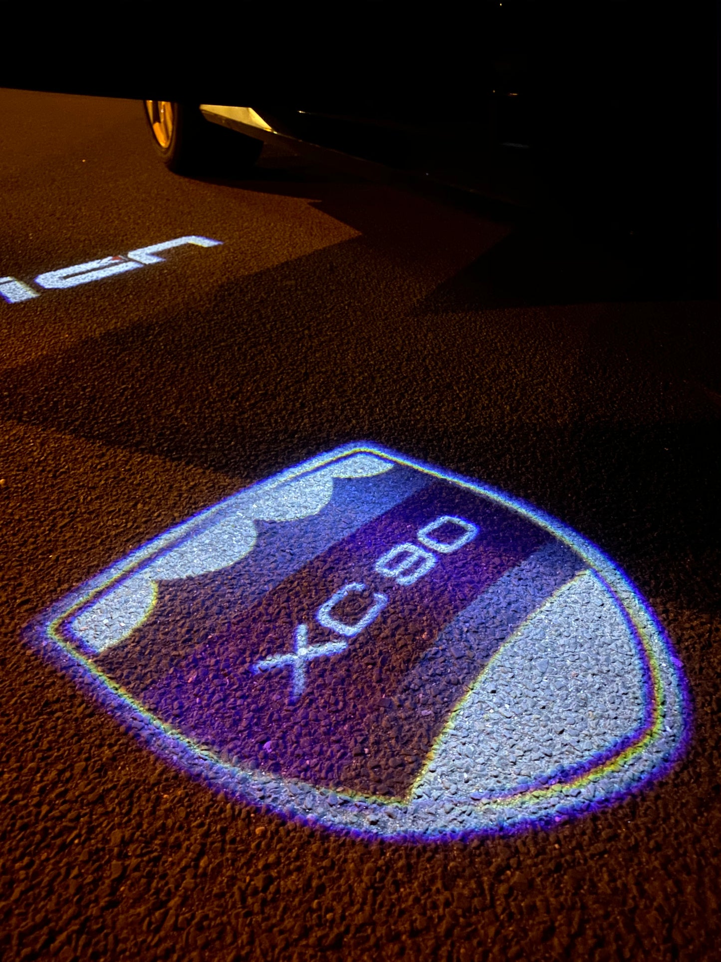 Volvo XC 90 LOGO PROJECROTR LIGHTS Nr.80 (quantity 1 = 2 Logo Film / 2 door lights)