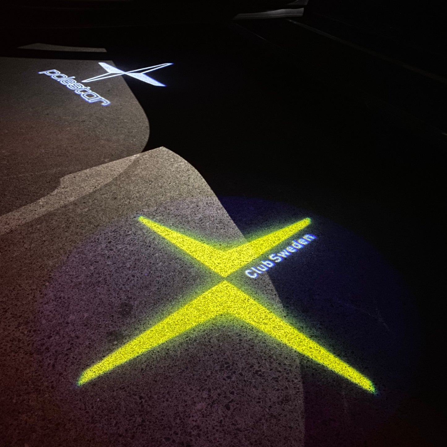 POLESTAR LOGO PROJECROTR LIGHTS Nr.74 (quantity 1 = 2 Logo Film / 2 door lights)