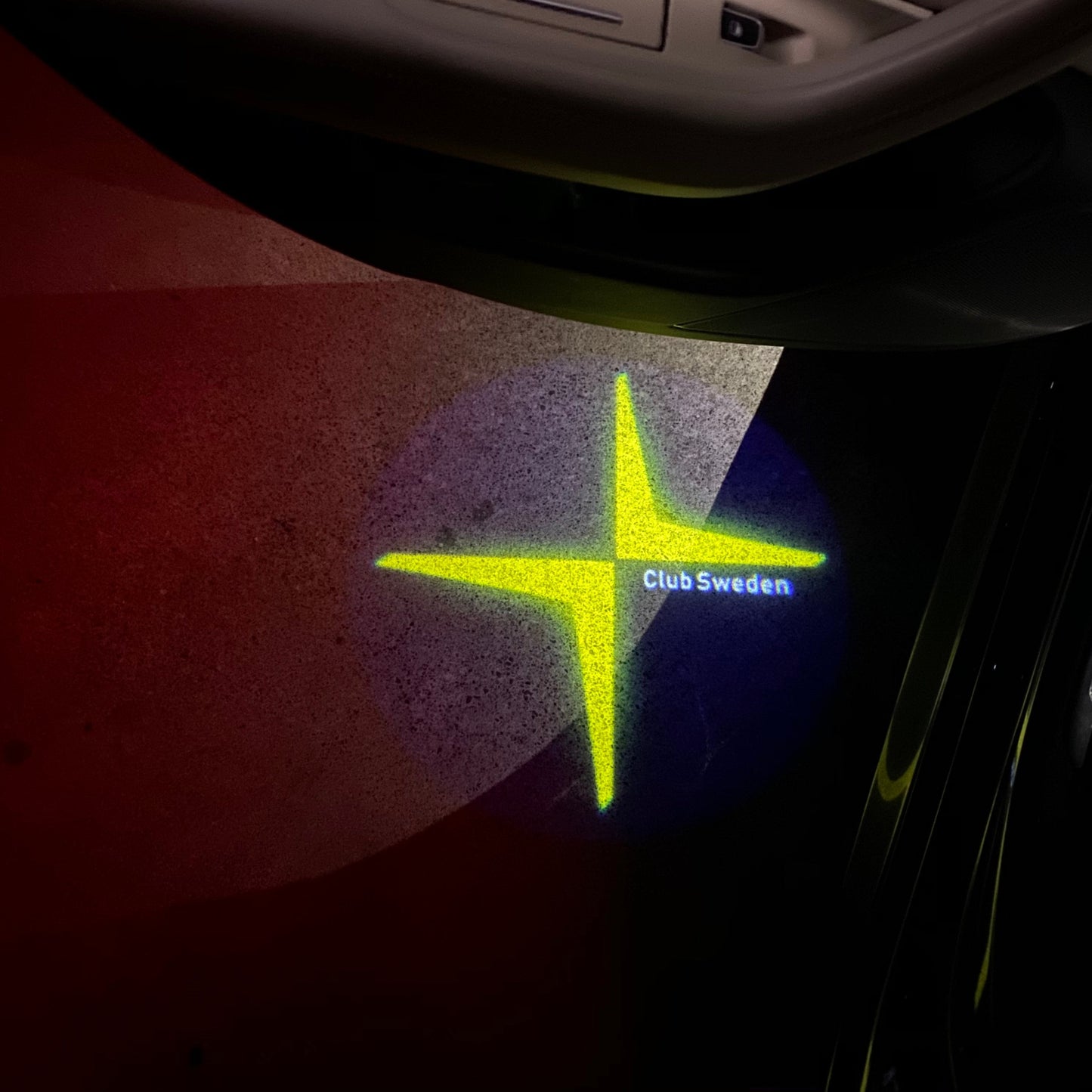 POLESTAR LOGO PROJECROTR LIGHTS Nr.74 (quantity 1 = 2 Logo Film / 2 door lights)
