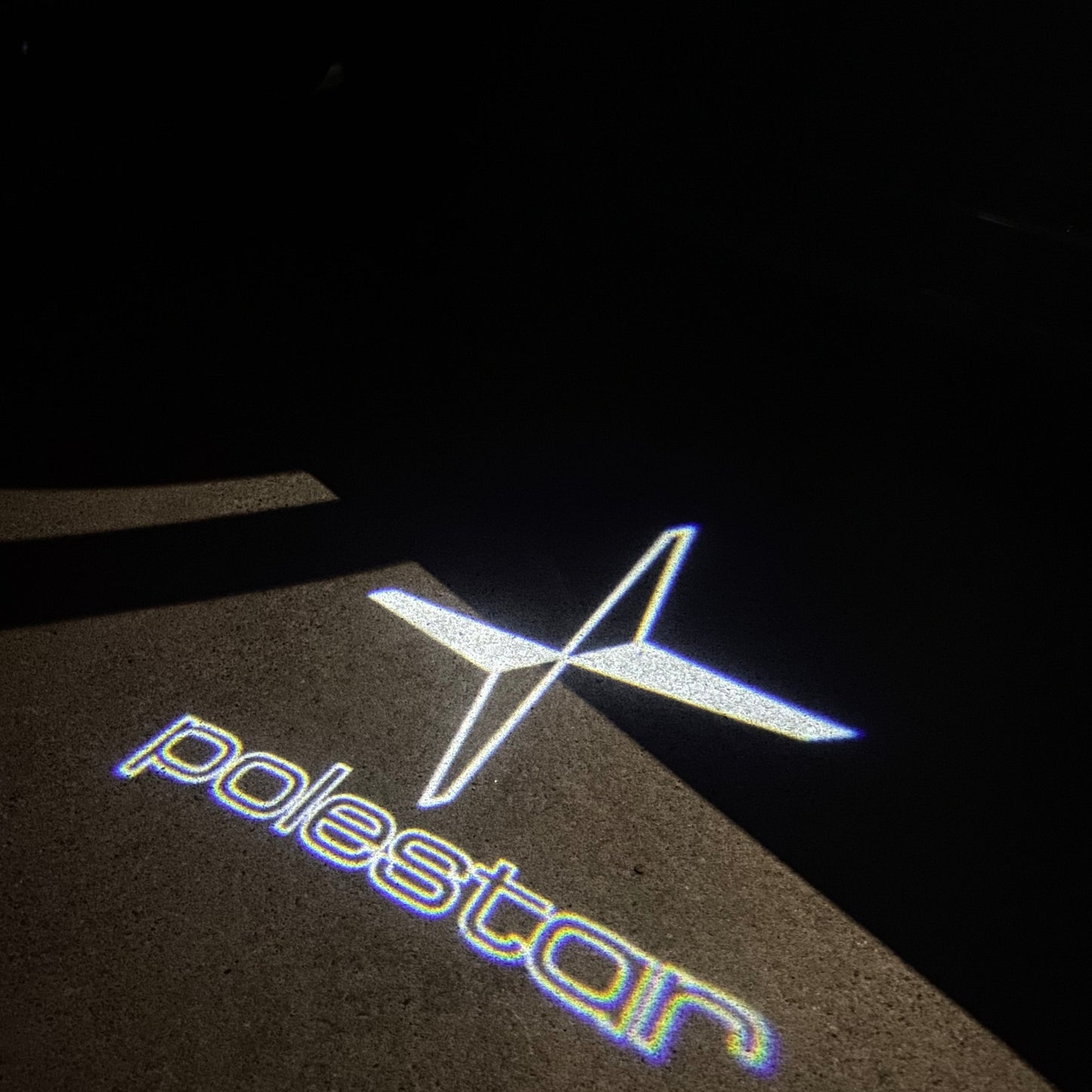 POLESTAR LOGO PROJECROTR LIGHTS Nr.132 (quantity 1 = 2 Logo Film / 2 door lights)