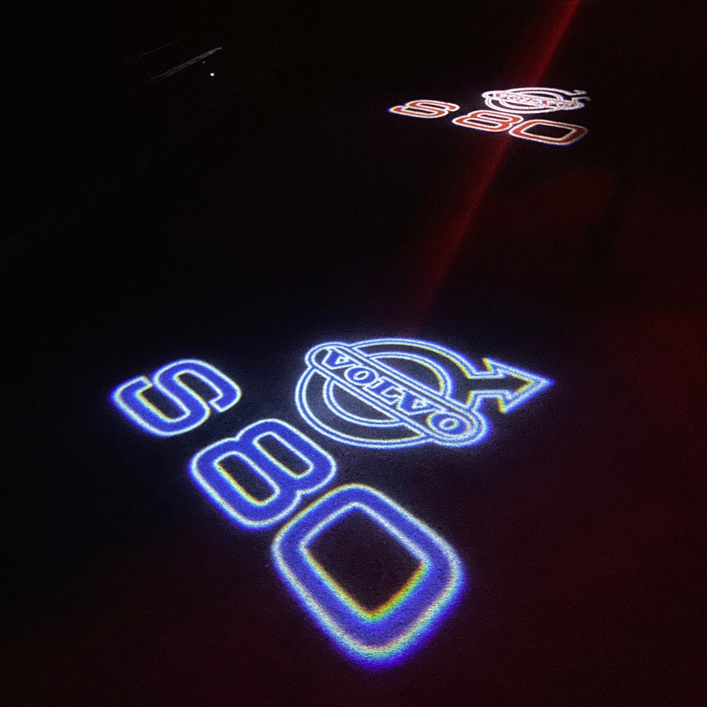 Volvo S 80 LOGO PROJECROTR LIGHTS Nr.89 (quantity 1 = 2 Logo Film / 2 door lights)