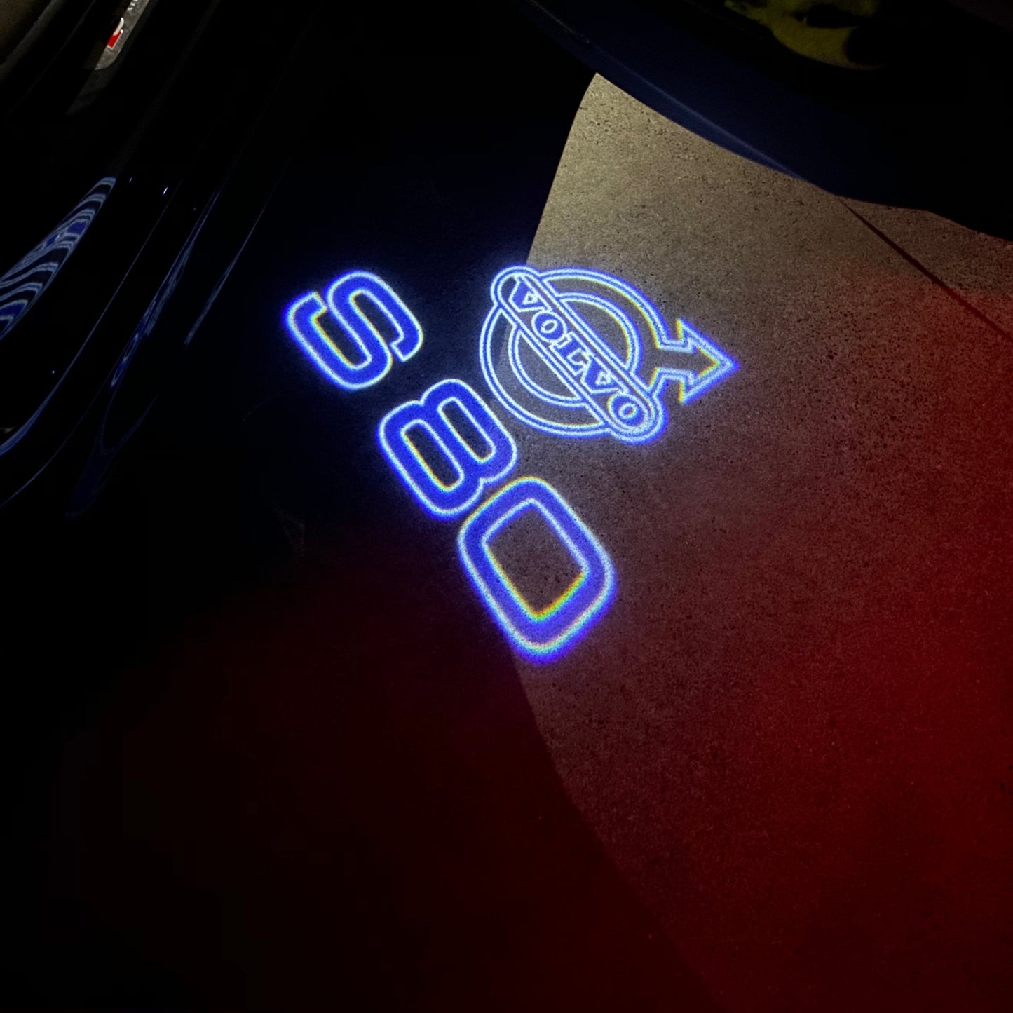Volvo S 80 LOGO PROJECROTR LIGHTS Nr.89 (quantity 1 = 2 Logo Film / 2 door lights)