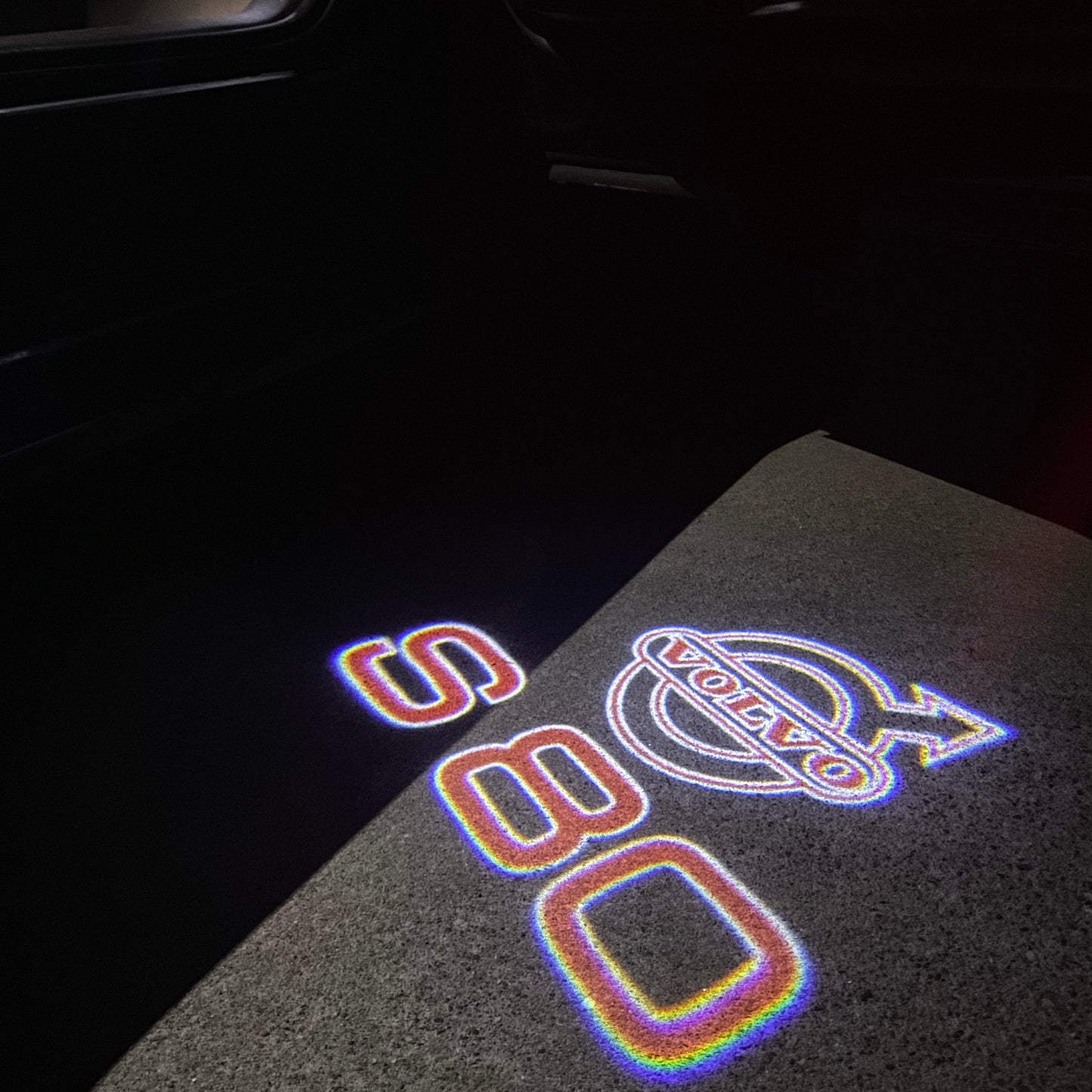 Volvo S 80 LOGO PROJECROTR LIGHTS Nr.88 (quantity 1 = 2 Logo Film / 2 door lights)