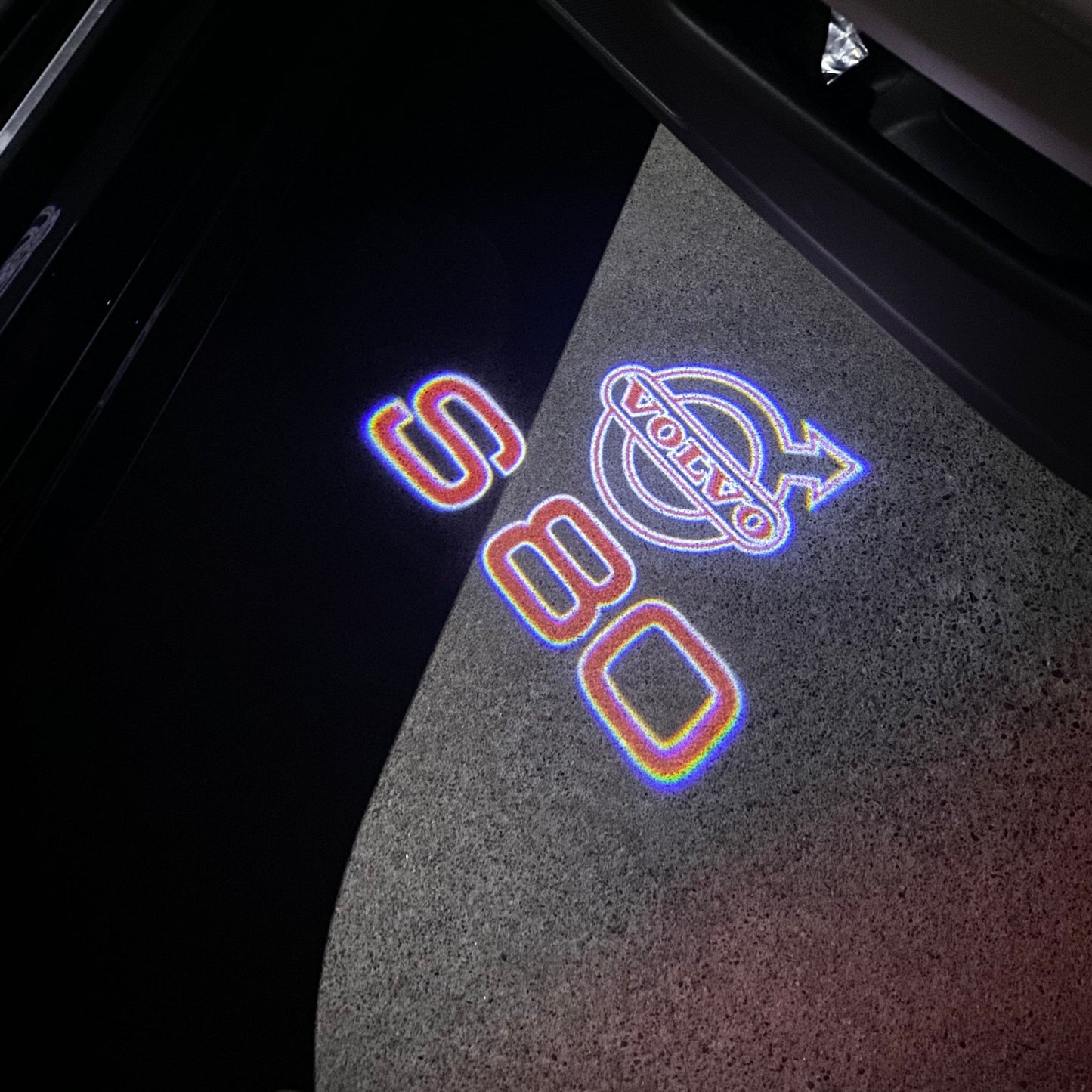 Volvo S 80 LOGO PROJECROTR LIGHTS Nr.88 (quantity 1 = 2 Logo Film / 2 door lights)