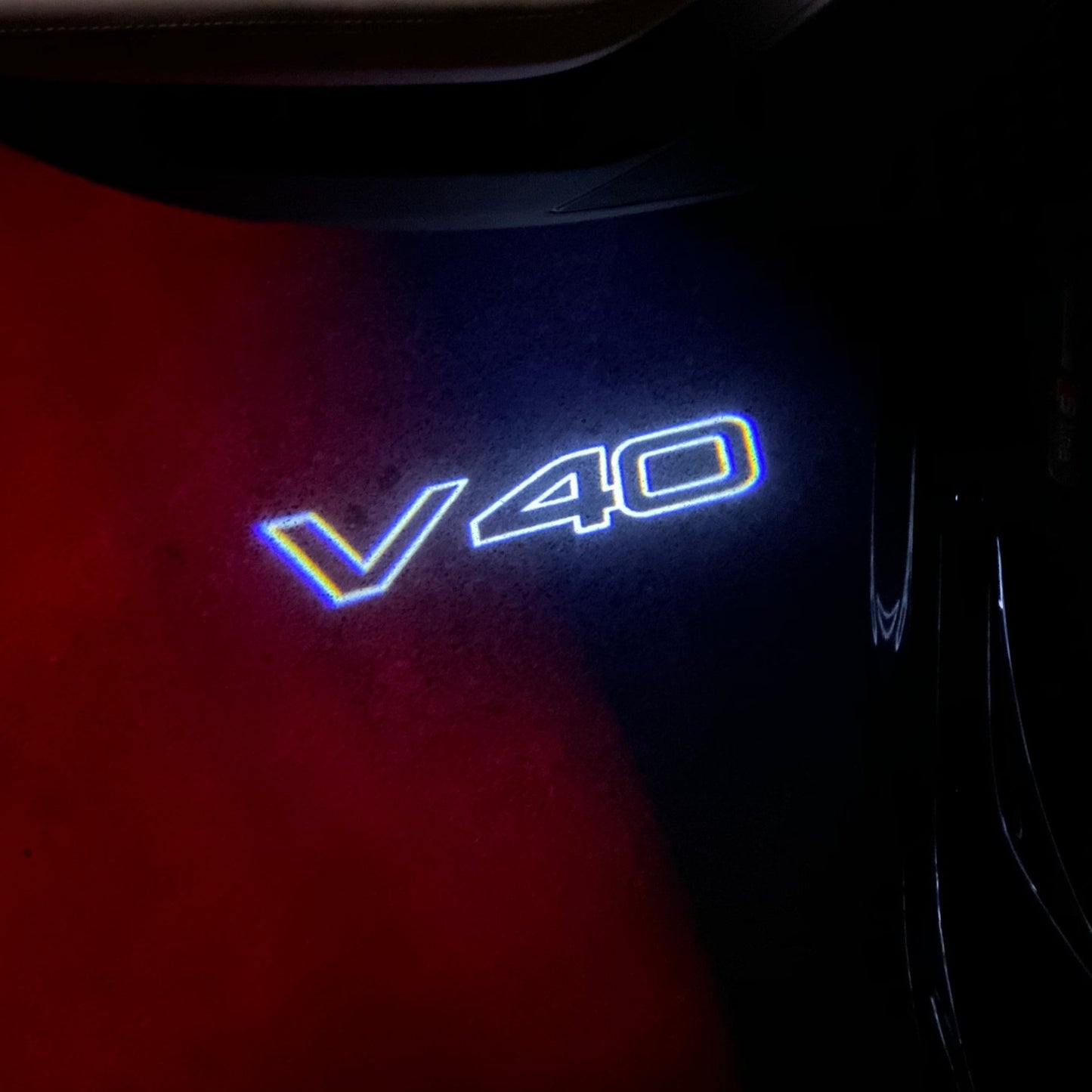 Volvo V 40 LOGO PROJECROTR LIGHTS Nr.91 (quantity 1 = 2 Logo Film / 2 door lights)