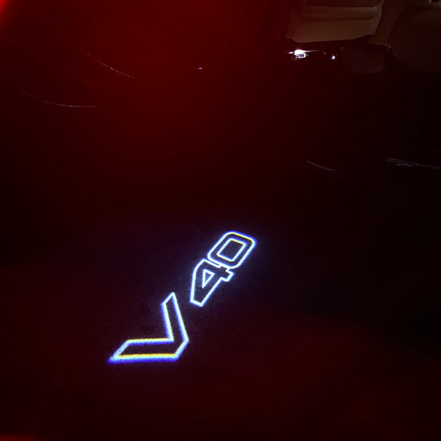 Volvo V 40 LOGO PROJECROTR LIGHTS Nr.91 (quantity 1 = 2 Logo Film / 2 door lights)
