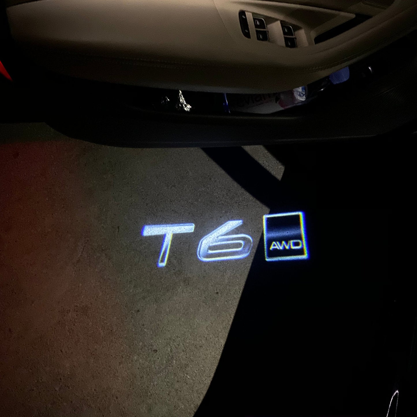 Volvo T 6 LOGO PROJECROTR LIGHTS Nr.128 (quantity 1 = 2 Logo Film / 2 door lights)