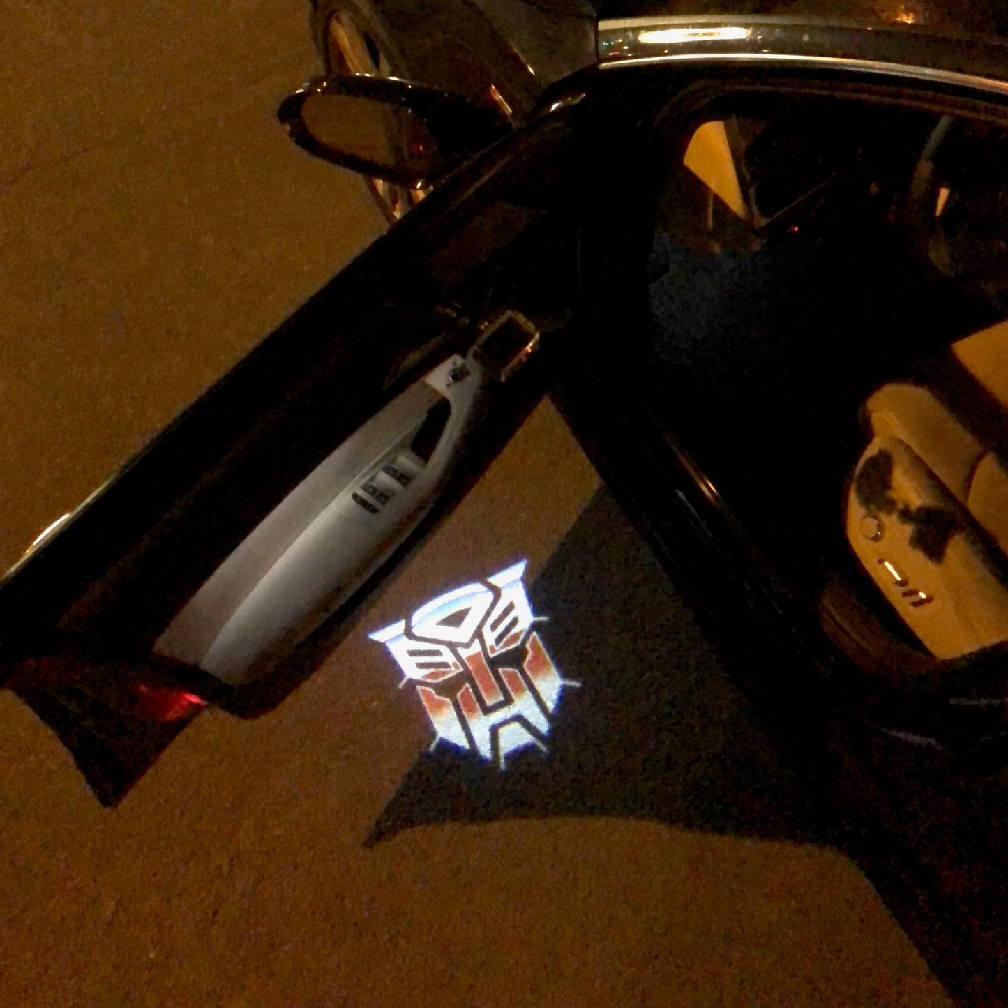 Transformers Logo door lights Nr. 251 (quantity 1 = 2 Logo Films /2 door lights)Movie Series Logo