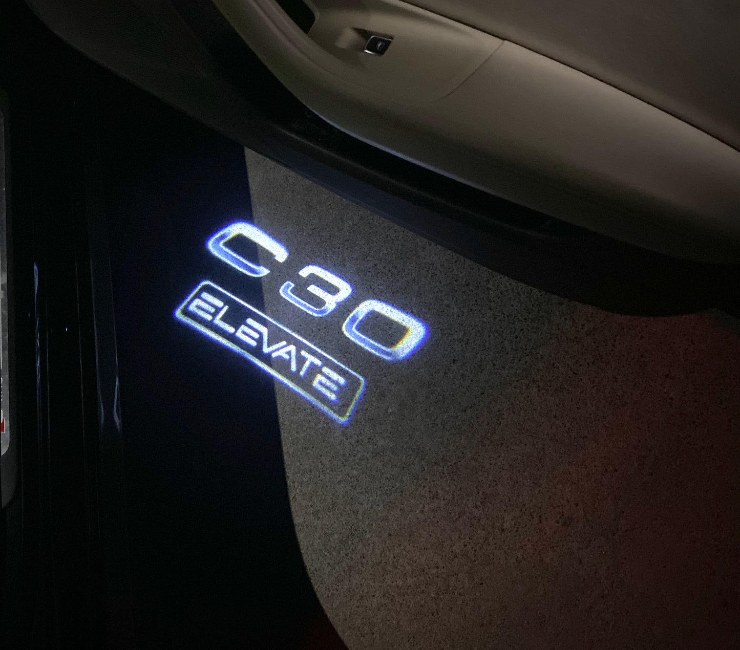 Volvo C 30 LOGO PROJECROTR LIGHTS Nr.121 (quantity 1 = 2 Logo Film / 2 door lights)