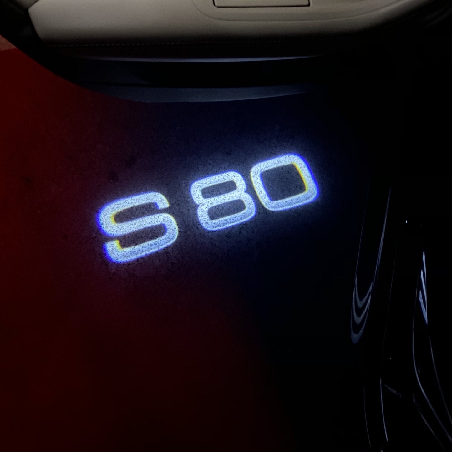Volvo S 80 LOGO PROJECROTR LIGHTS Nr.90 (quantity 1 = 2 Logo Film / 2 door lights)