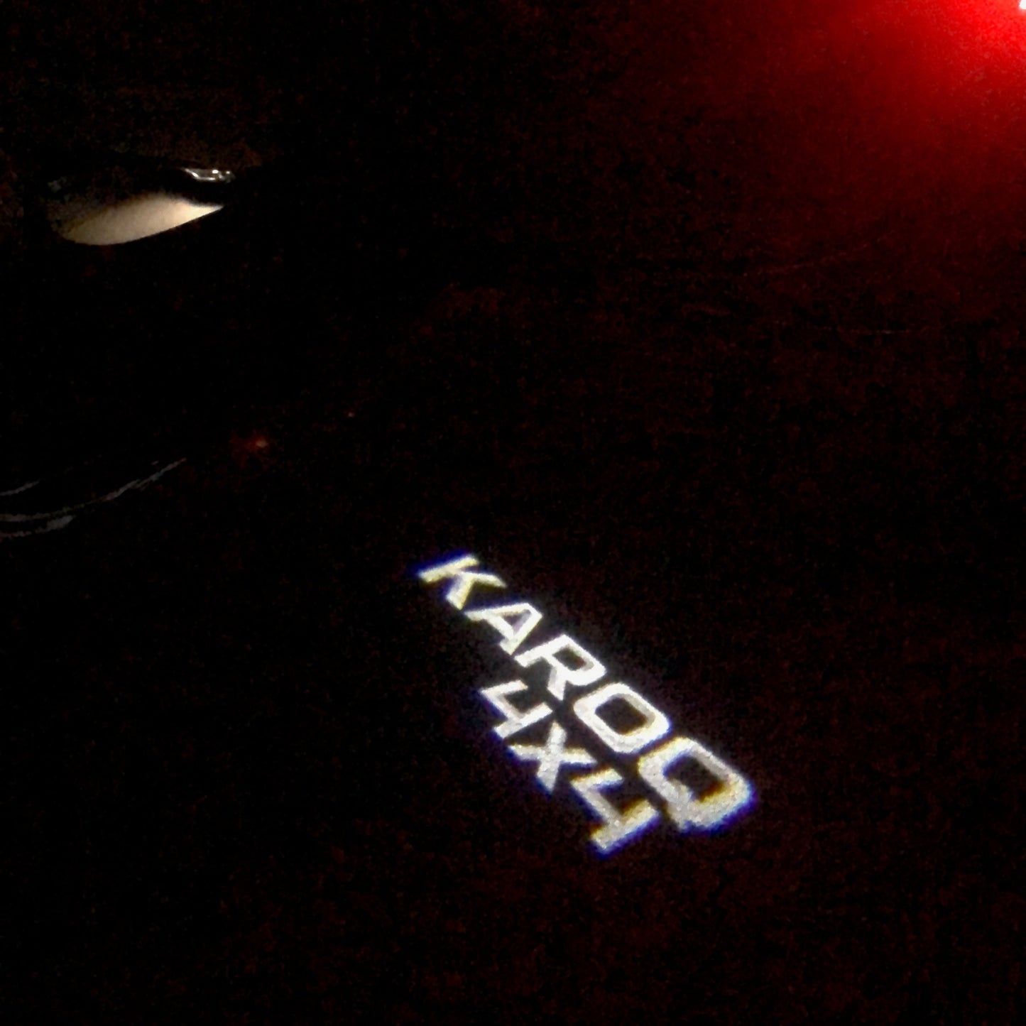 SKODA KAROQ LOGO PROJECTOT LIGHTS Nr.96 (quantity 1 = 2 Logo Film / 2 door lights)