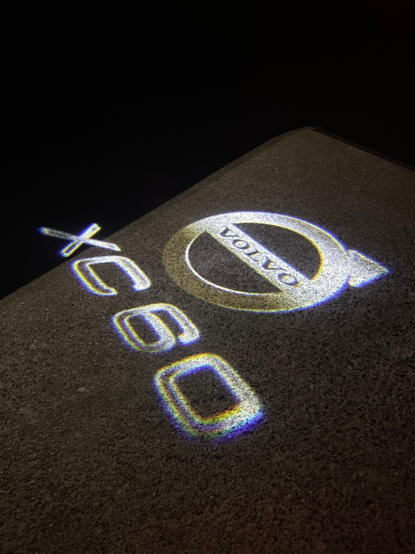 Volvo XC 60 LOGO PROJECROTR LIGHTS Nr.124 (quantity 1 = 2 Logo Film / 2 door lights)