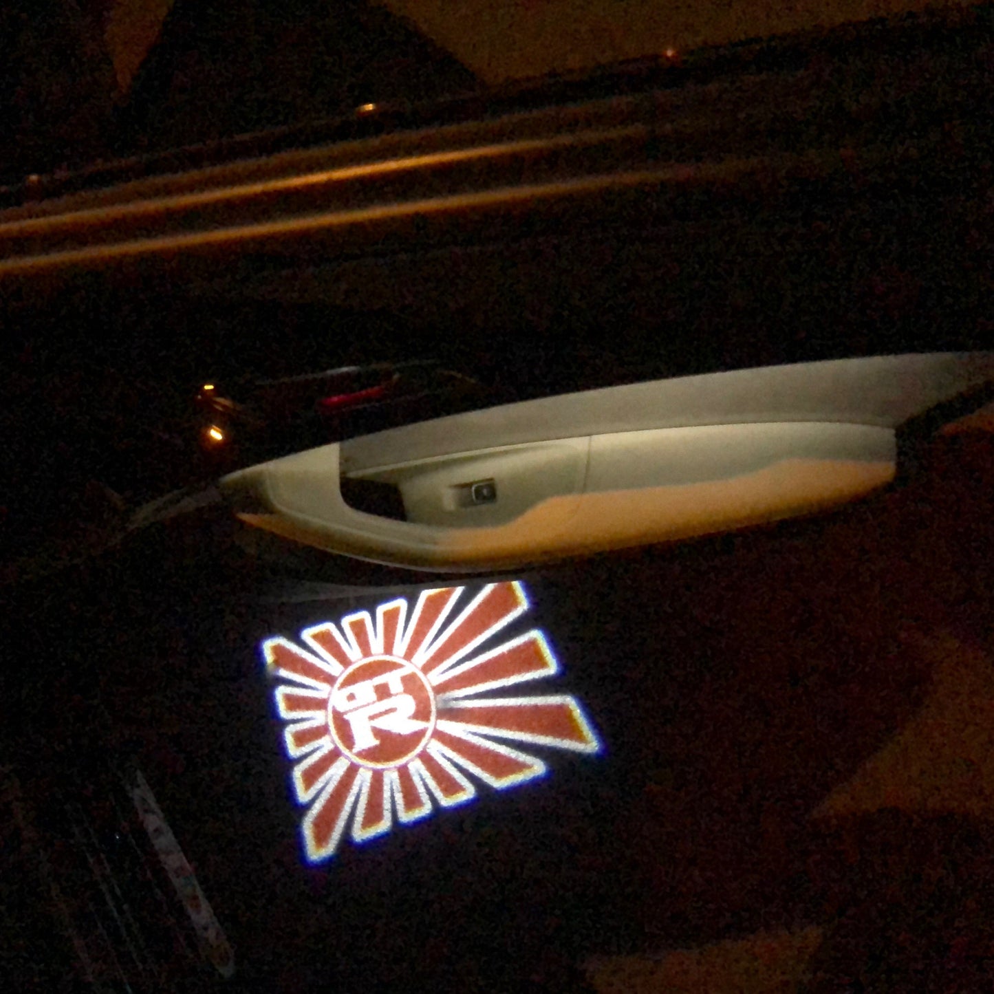 GTR R35 PROJECTOT LIGHTS Nr.03 (quantity 1 = 2 Logo Films /2 door lights)