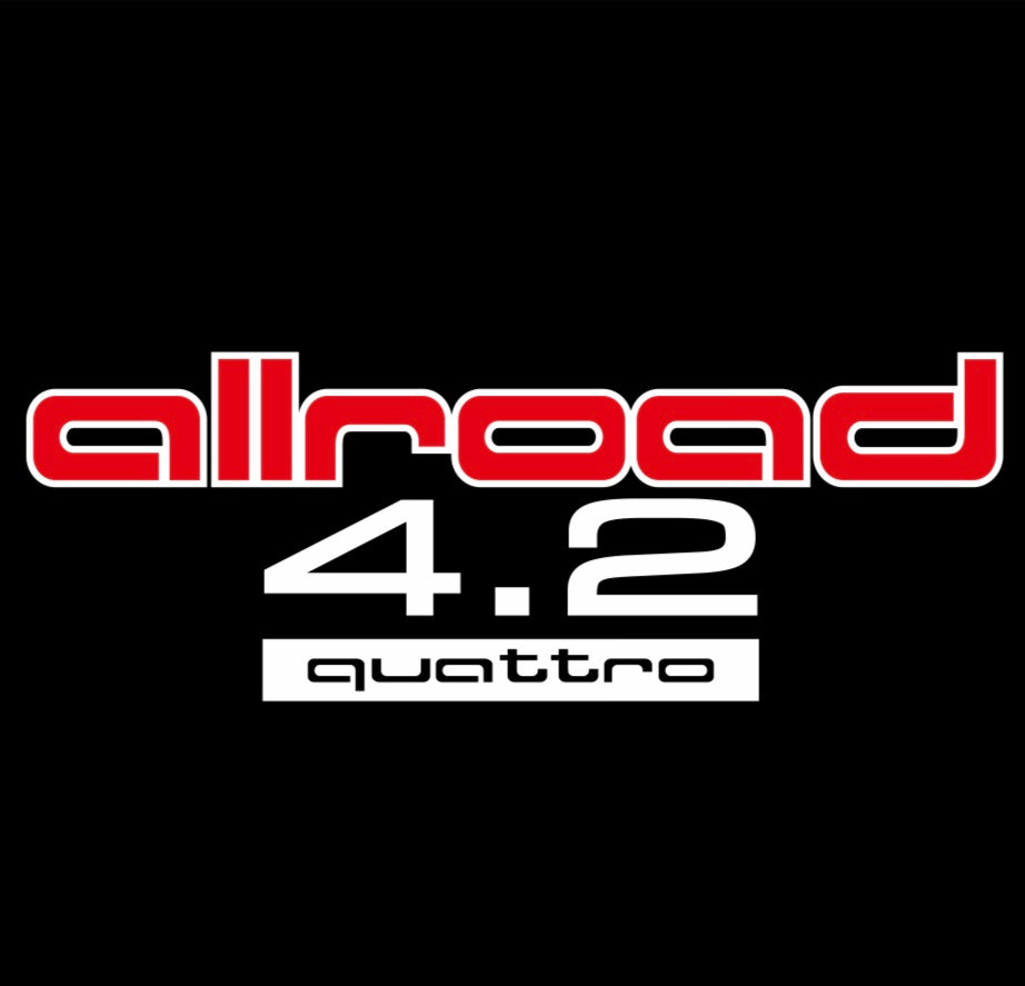 AUDI ALLROAD LOGO PROJECTOT LIGHTS Nr.253 (quantity 1 = 2 Logo Films /2 door lights)