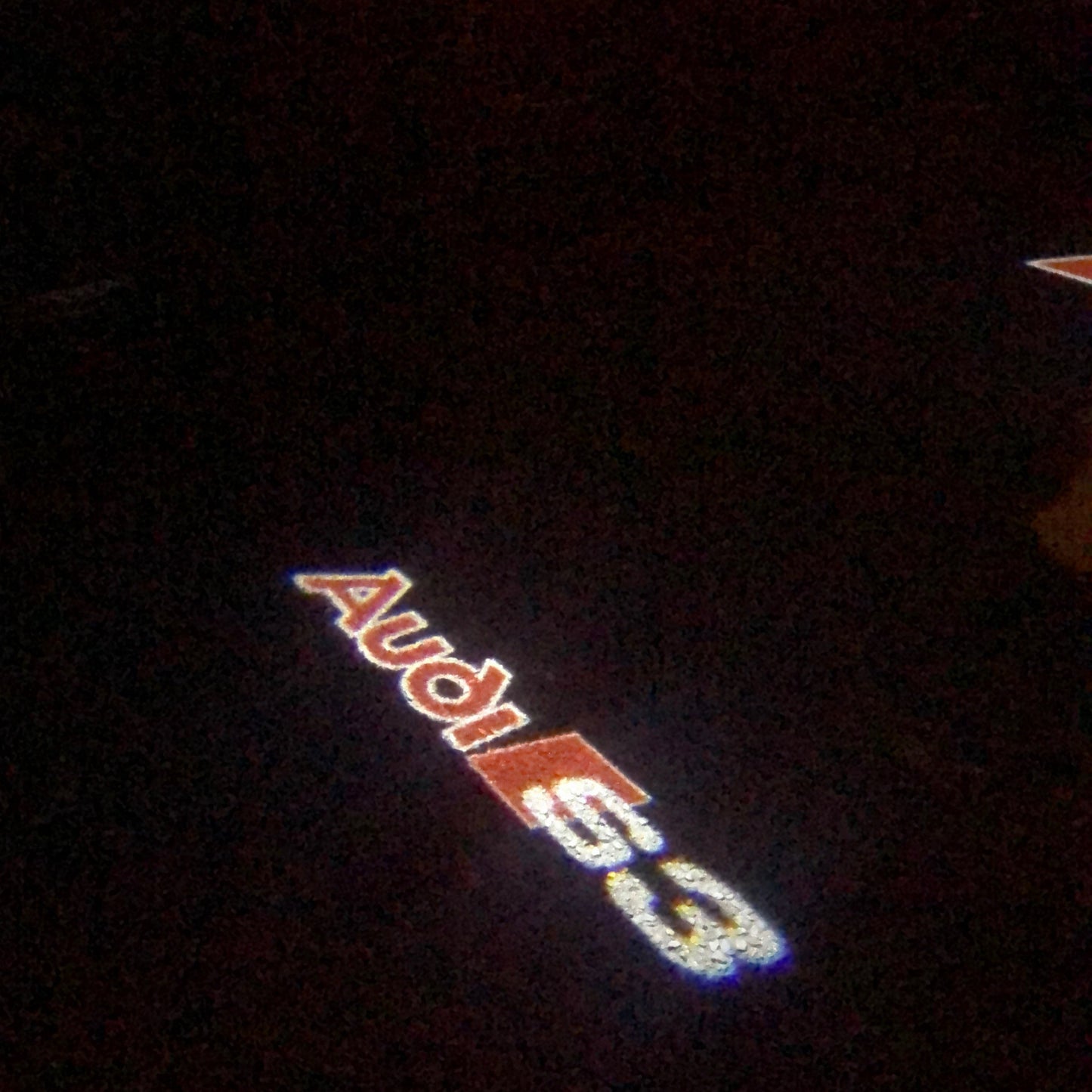 AUDI S3 LOGO PROJECTOT LIGHTS Nr.87 (quantity 1 = 2 Logo Films /2 door lights)