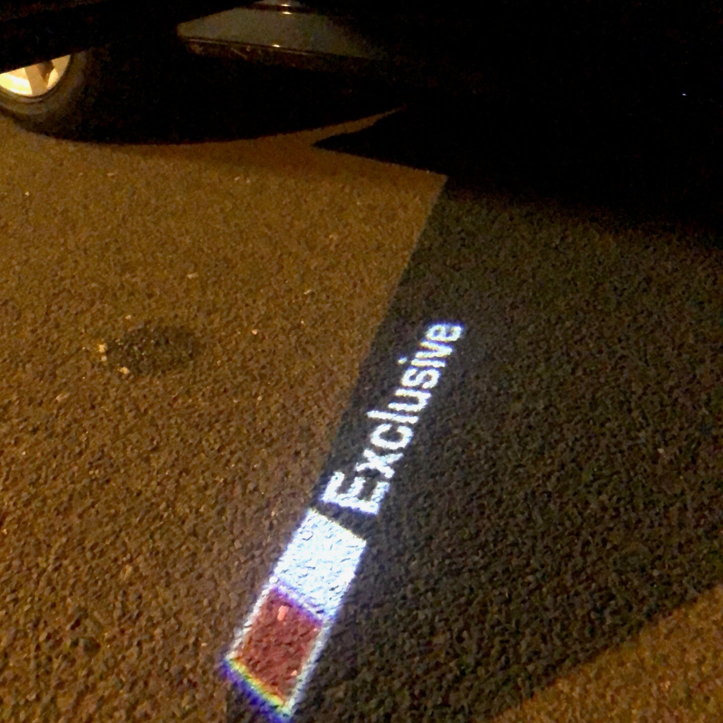 AUDI EXCLUSIVE LOGO PROJECTOT LIGHTS Nr.74 (quantity 1 = 2 Logo Films /2 door lights)