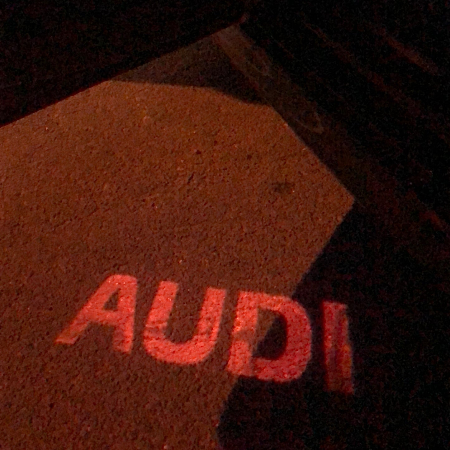 AUDI Original LOGO PROJECTOT LIGHTS Nr.012 (quantity 1 = 2 Logo Films /2 door lights)
