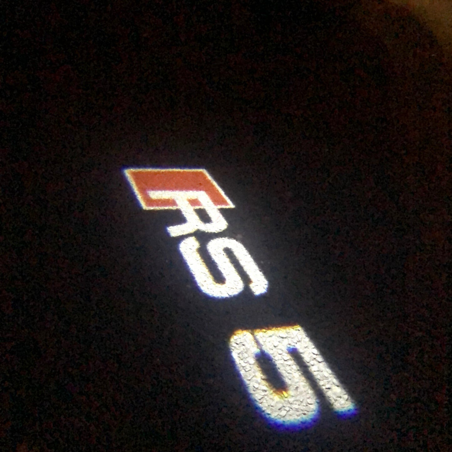 AUDI RS5 LOGO PROJECTOT LIGHTS Nr.54 (quantity 1 = 2 Logo Films /2 door lights)