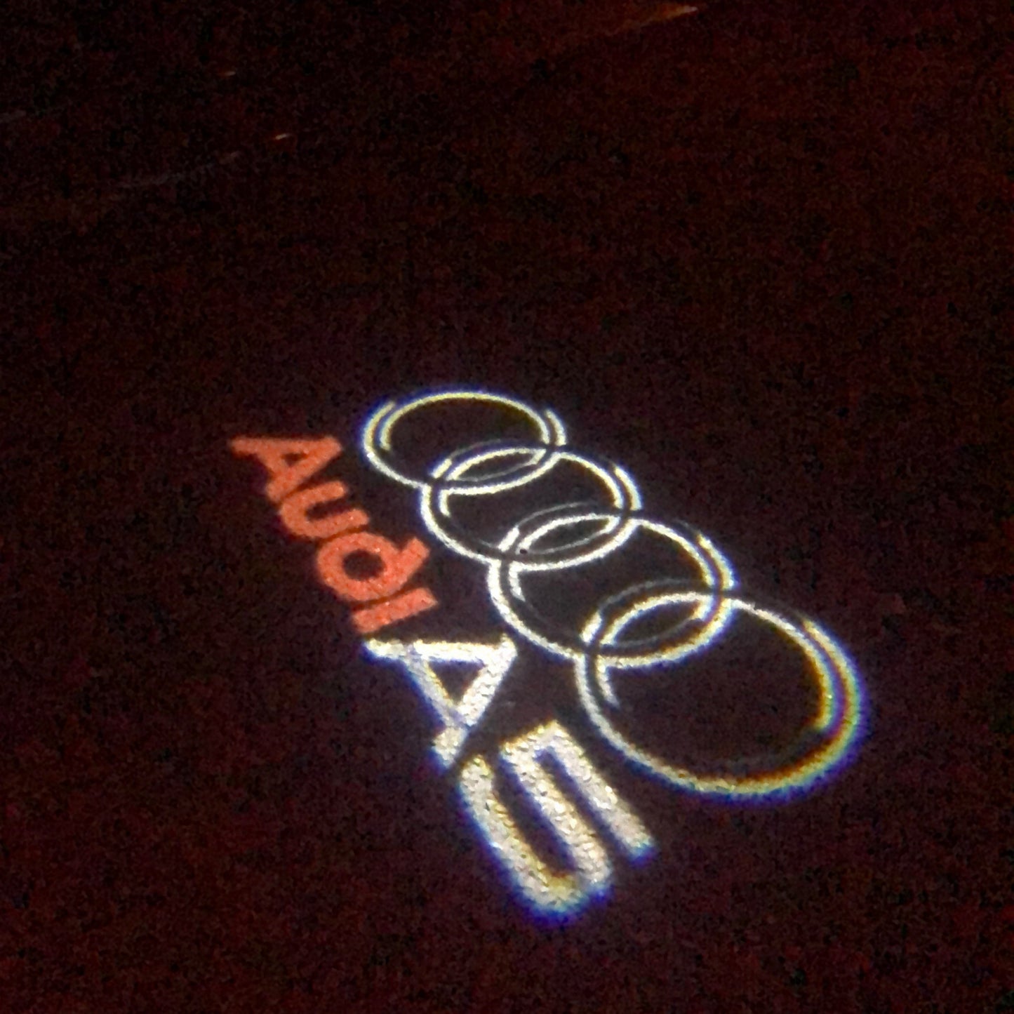 AUDI A5 LOGO PROJECTOT LIGHTS Nr.43 (quantity 1 = 2 Logo Films /2 door lights)