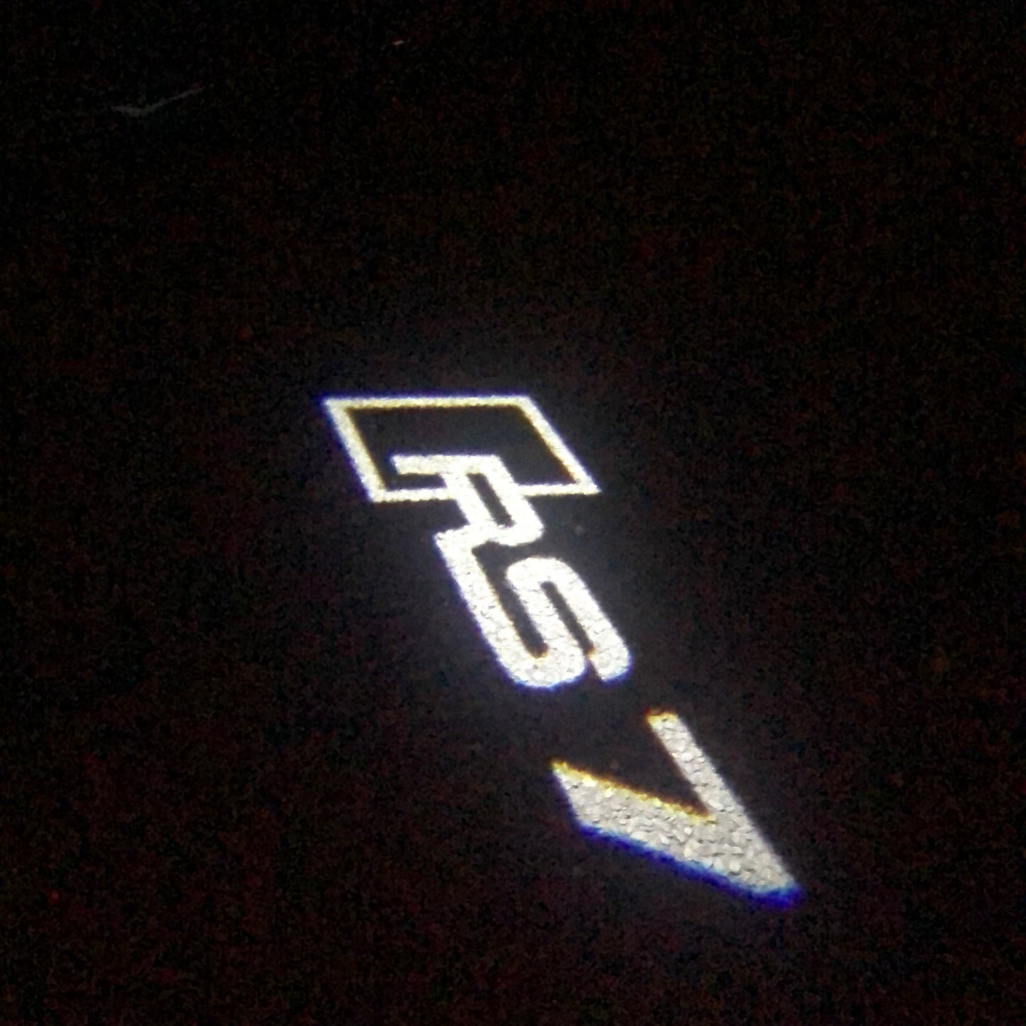 AUDI RS7 LOGO PROJECTOT LIGHTS Nr.117 (quantity 1 = 2 Logo Films /2 door lights)