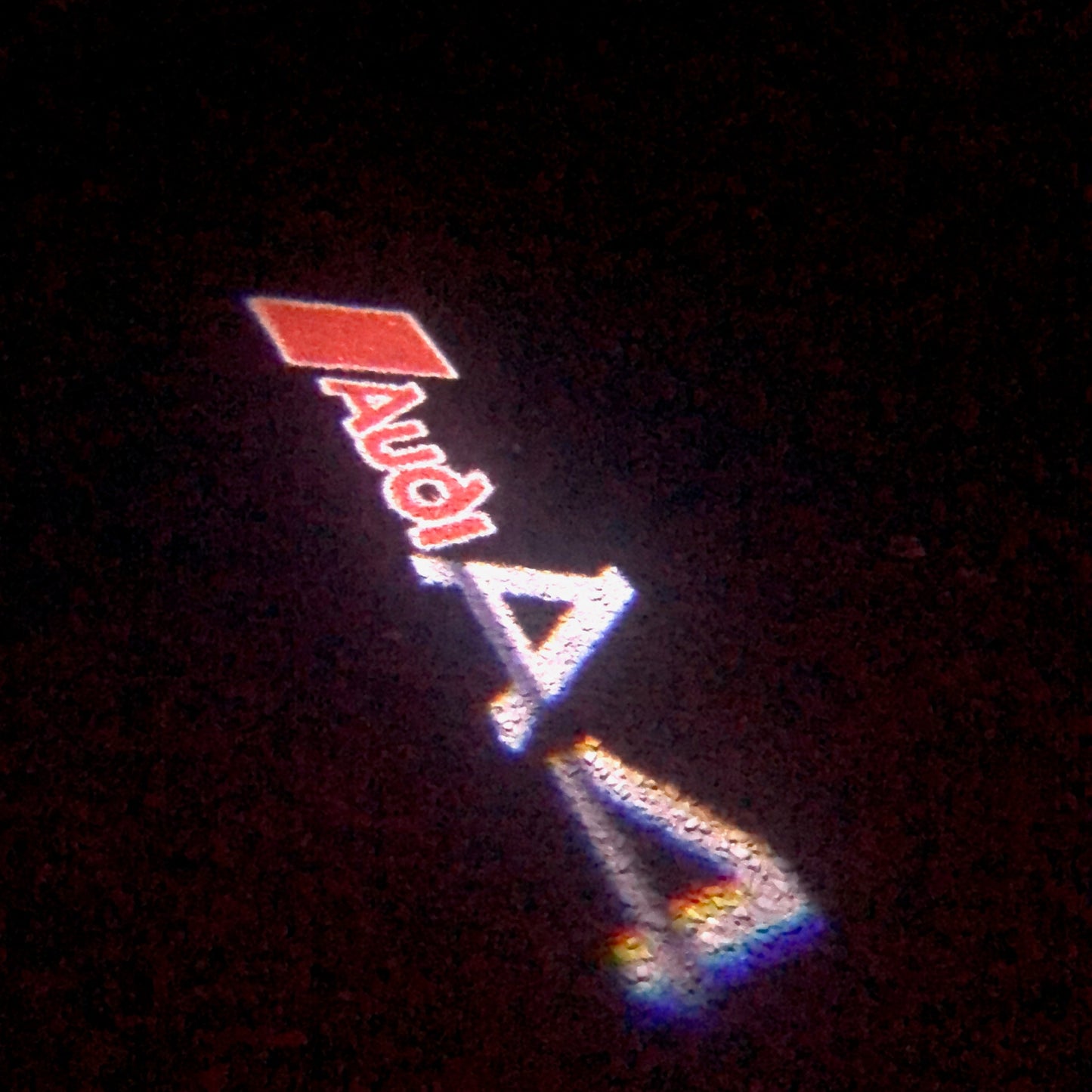 AUDI A4 LOGO PROJECTOT LIGHTS Nr.39 (quantity 1 = 2 Logo Films /2 door lights)