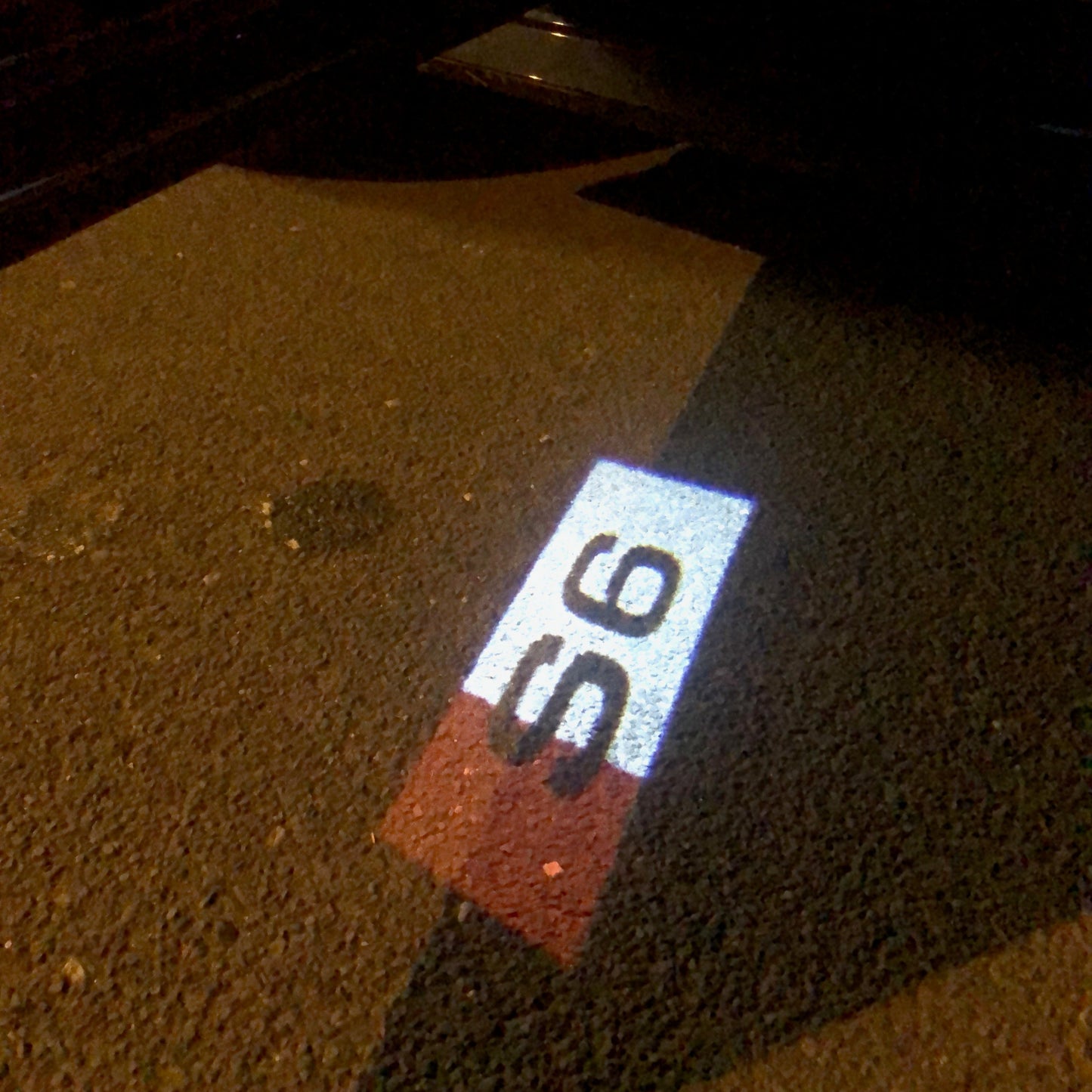 AUDI S6 LOGO PROJECTOT LIGHTS Nr.133 (quantity 1 = 2 Logo Films /2 door lights)