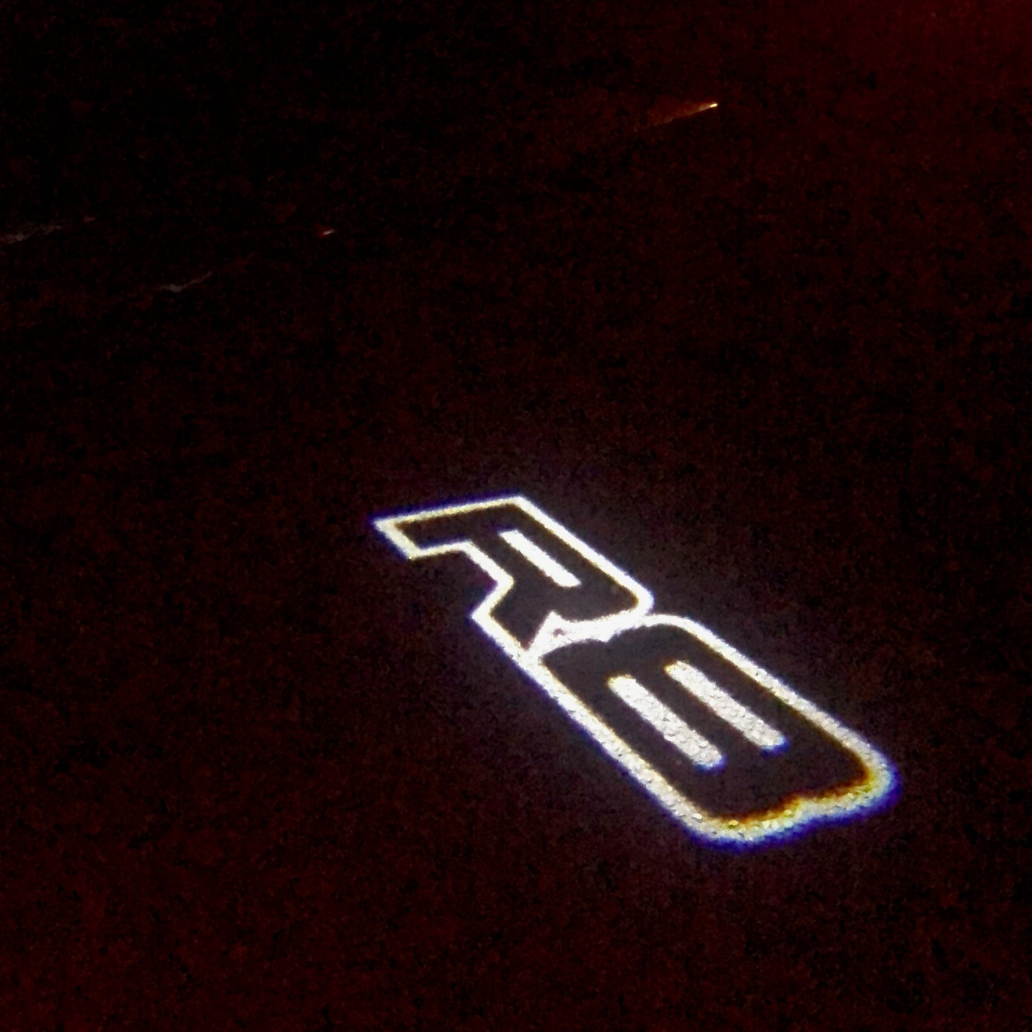 AUDI R8 LOGO PROJECTOT LIGHTS Nr.123 (quantity 1 = 2 Logo Films /2 door lights)
