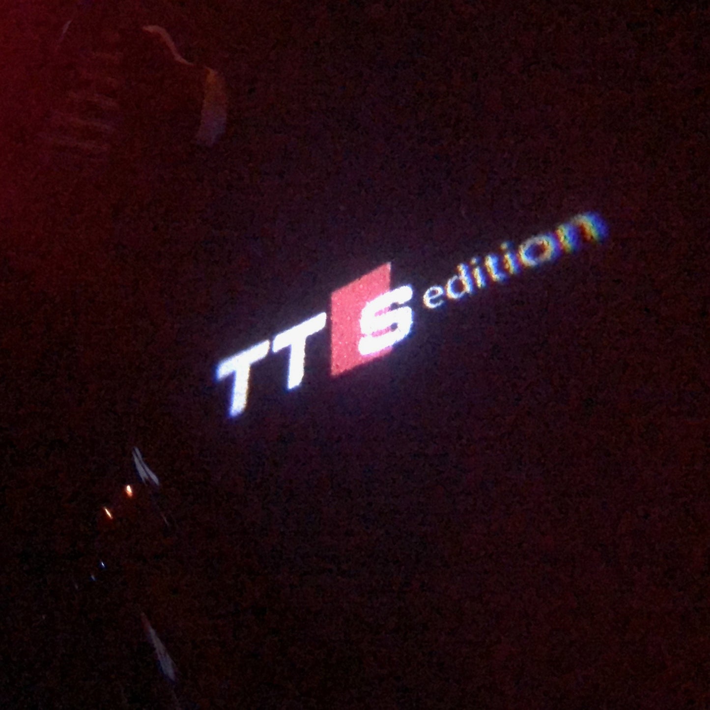 AUDI TTS LOGO PROJECROTR LIGHTS Nr.21 (quantity 1 = 2 Logo Films /2 door lights)