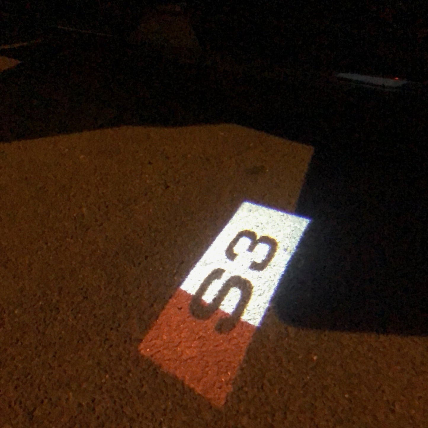 AUDI S3 LOGO PROJECTOT LIGHTS Nr.129 (quantity 1 = 2 Logo Films /2 door lights)