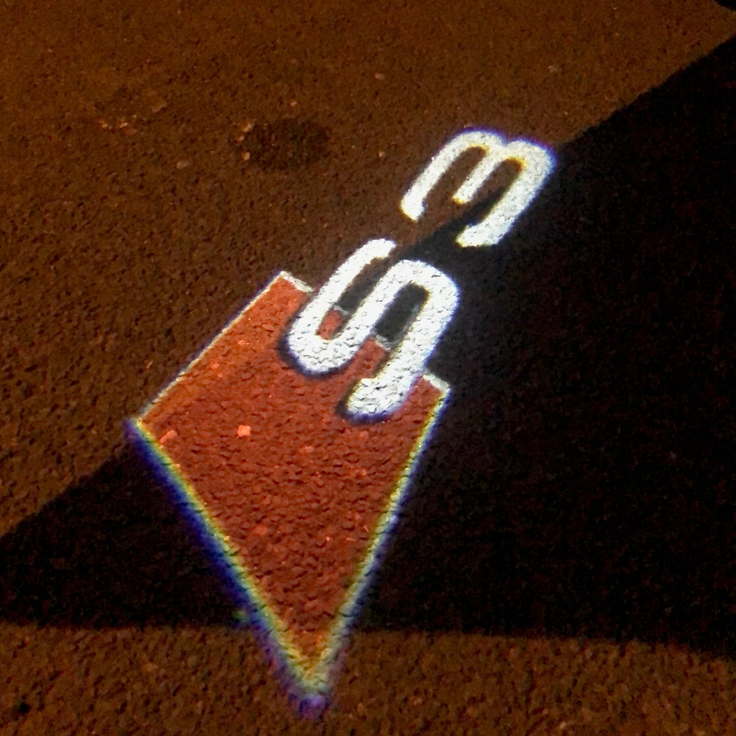 AUDI S3 LOGO PROJECTOT LIGHTS Nr.24 (quantity 1 = 2 Logo Films /2 door lights)