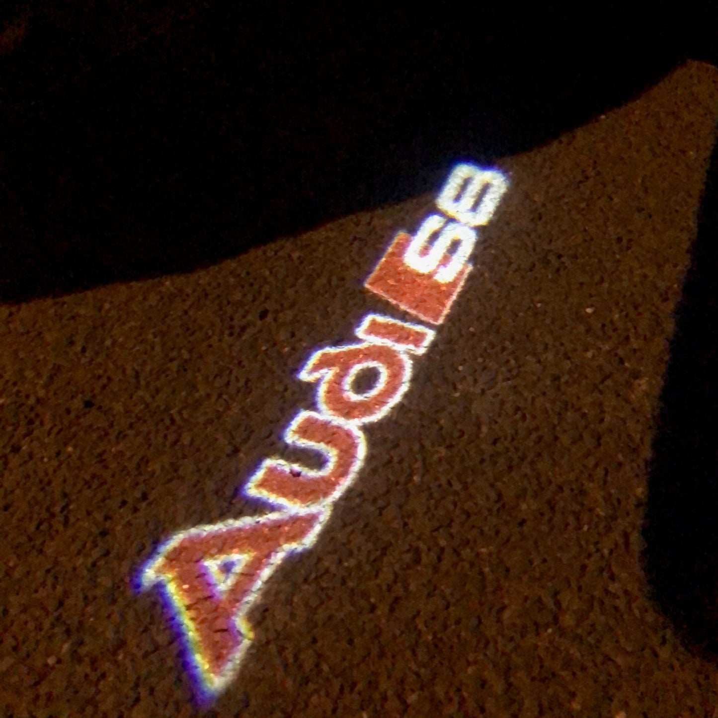 AUDI S8 LOGO PROJECTOT LIGHTS Nr.94 (quantity 1 = 2 Logo Films /2 door lights)
