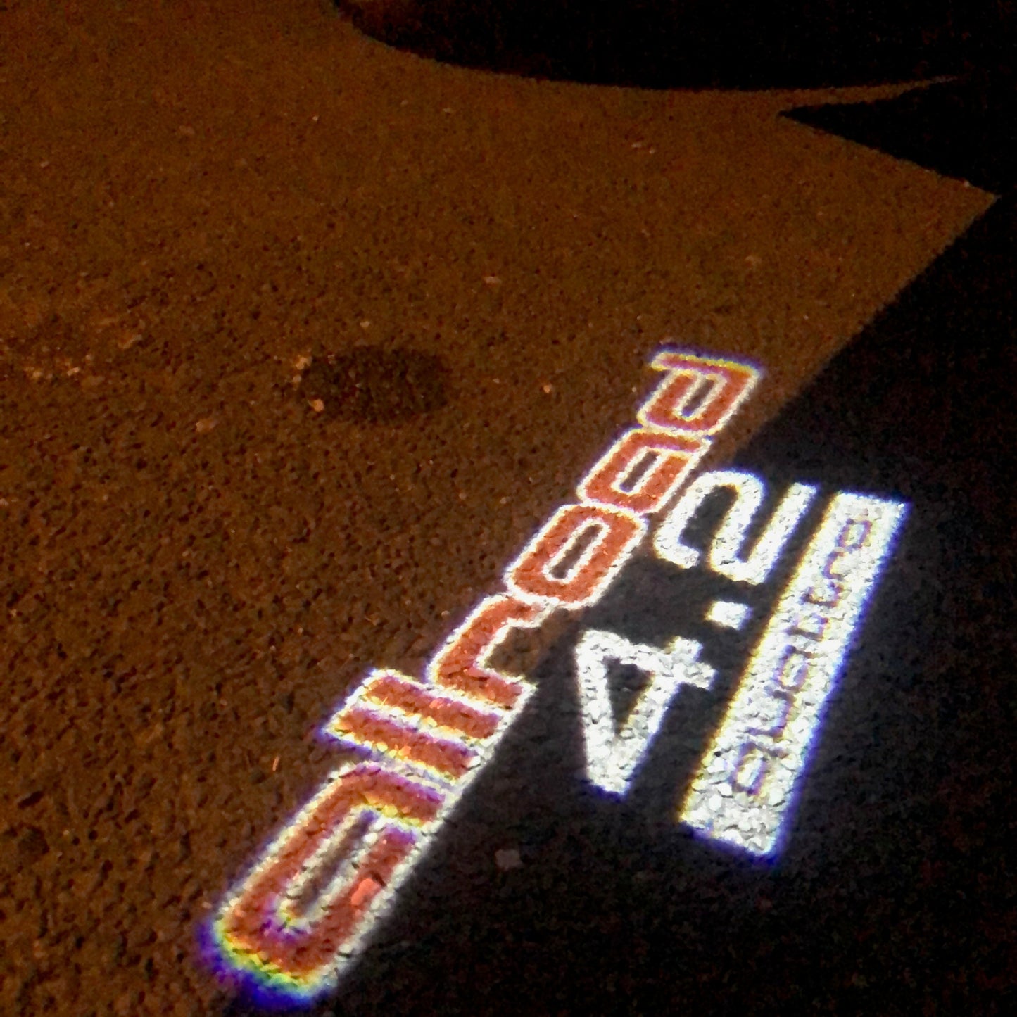 AUDI ALLROAD LOGO PROJECTOT LIGHTS Nr.253 (quantity 1 = 2 Logo Films /2 door lights)