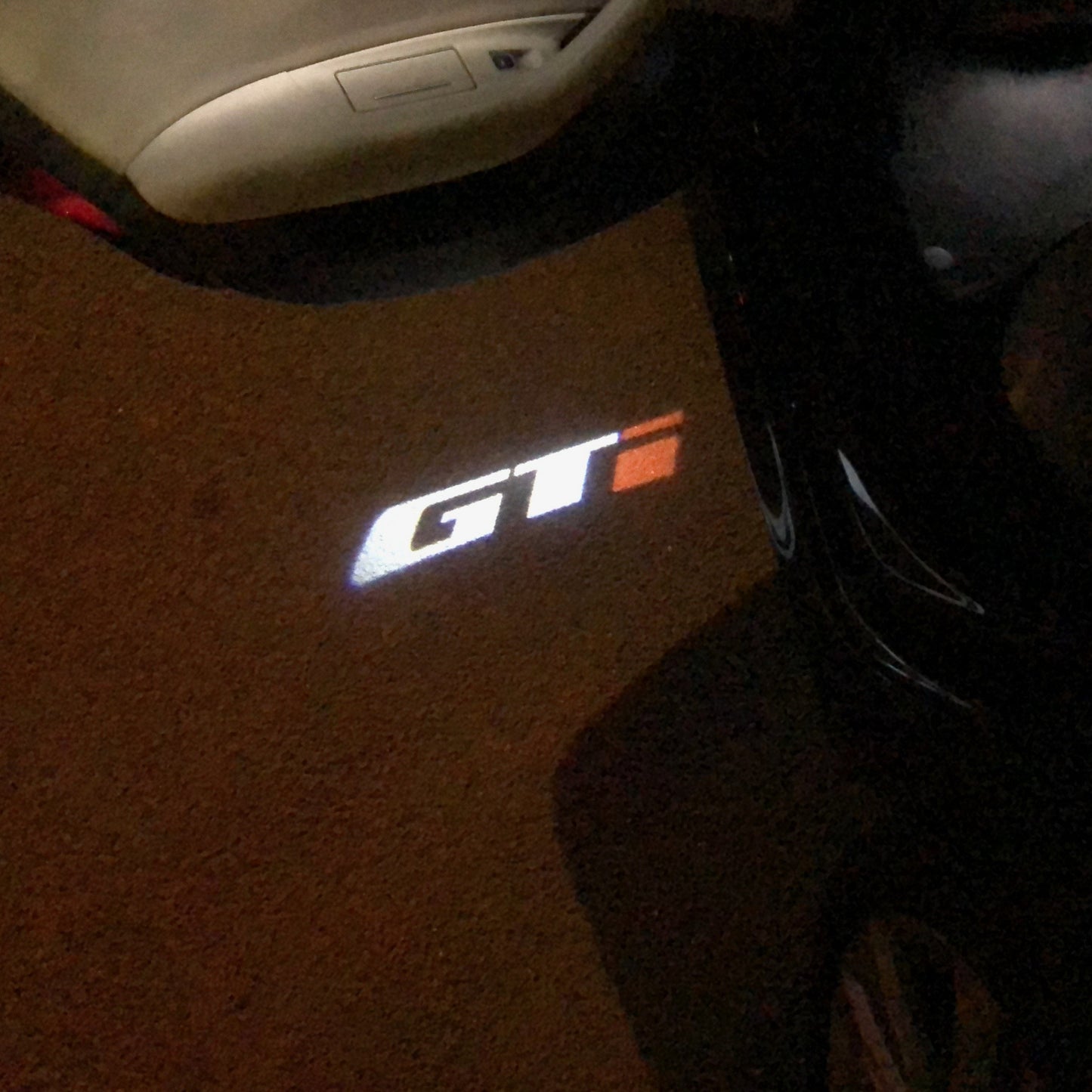 Volkswagen Door lights GTI Logo Nr. 47 (quantity 1 = 2 Logo Films /2 door lights)
