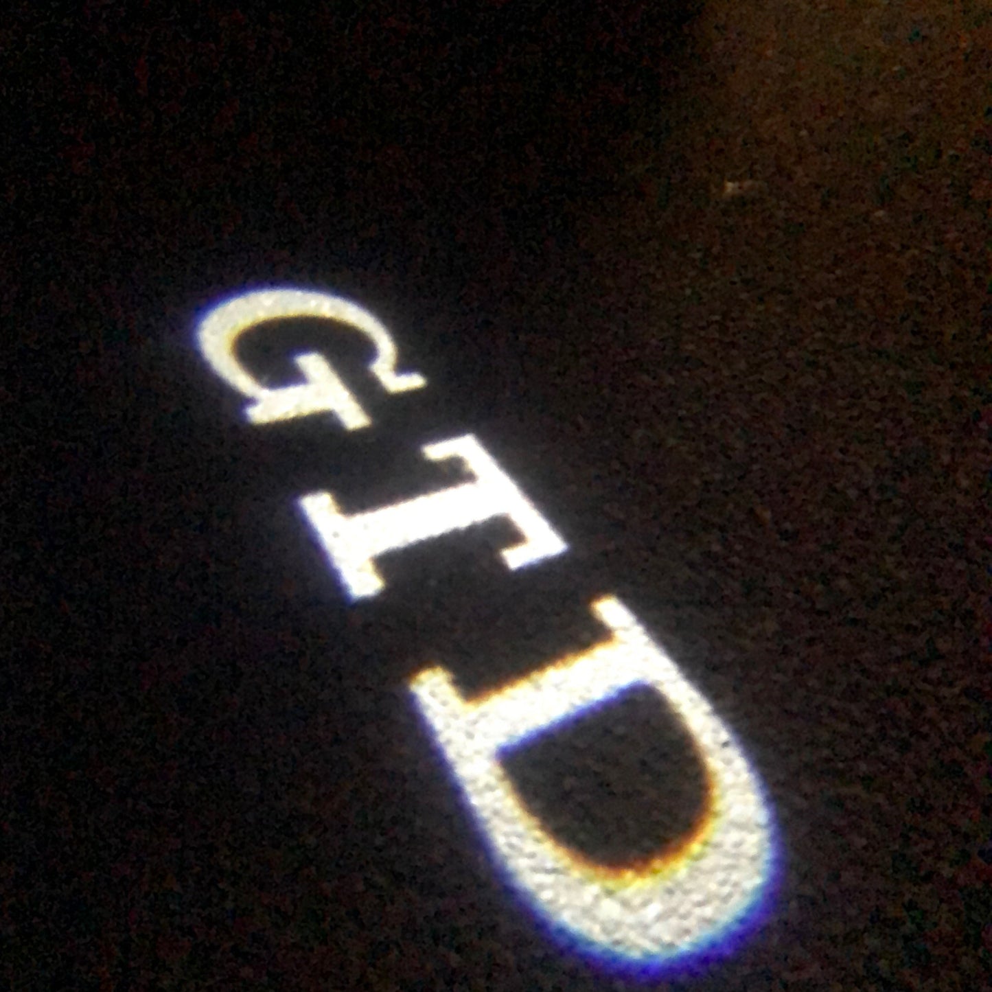 Volkswagen Door lights GTD Logo Nr. 30 ( quantity 1 = 2 logo film / 2 door lights)