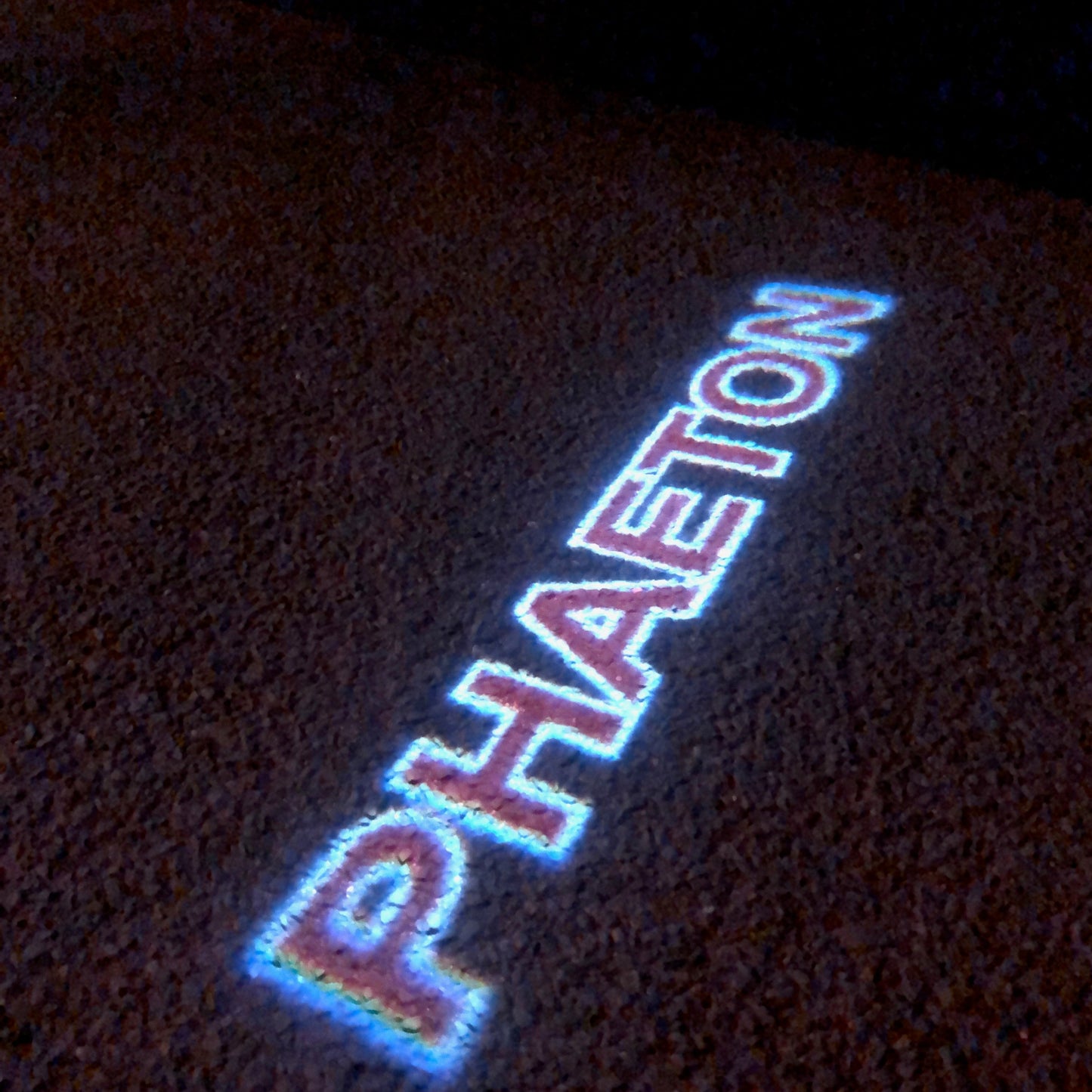 Volkswagen Door lights PHAETON Logo Nr. 74 (quantity 1 = 2 Logo Films /2 door lights)