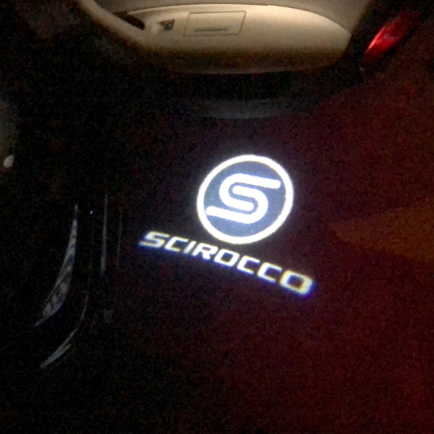 Volkswagen Door lights SCIROCCO Logo Nr. 87 (quantity 1 = 2 Logo Films /2 door lights)