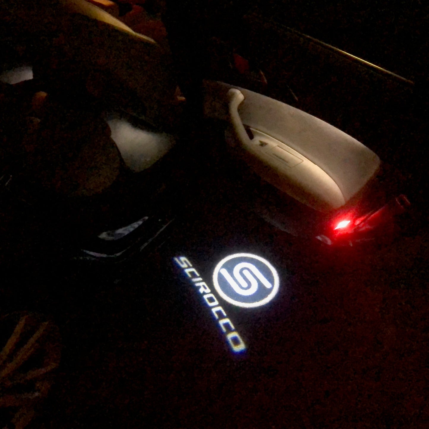 Volkswagen Door lights SCIROCCO Logo Nr. 87 (quantity 1 = 2 Logo Films /2 door lights)