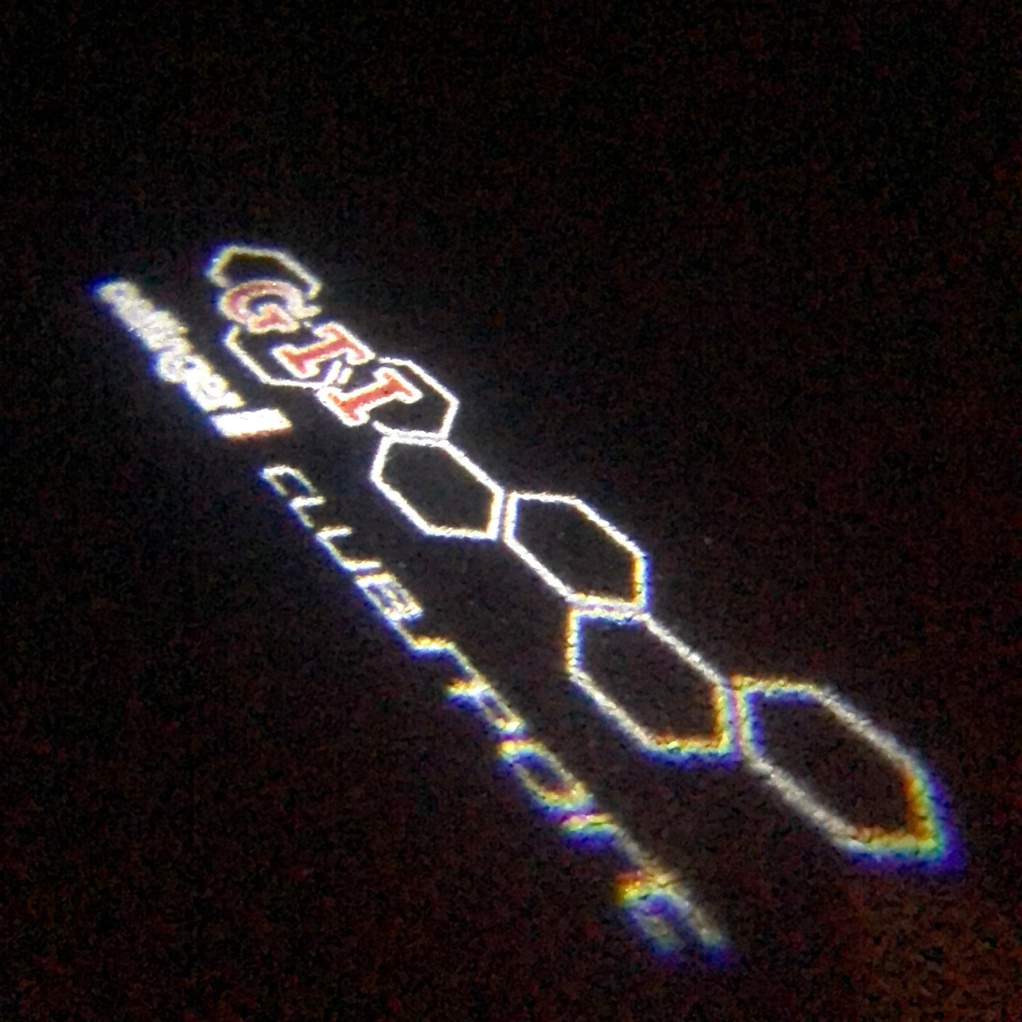 Volkswagen Door lights GTI Logo Nr. 21 (quantity 1 = 2 Logo Films /2 door lights)