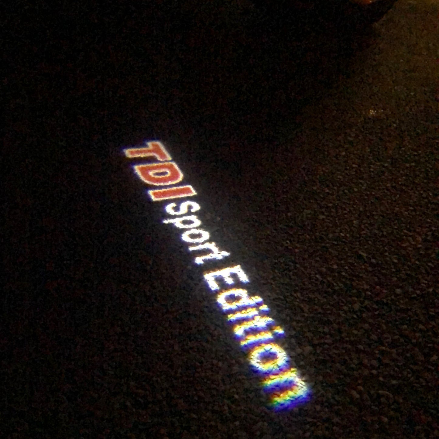 Volkswagen Door lights TDI Logo Nr. 888 (quantity 1 = 2 Logo Films /2 door lights)