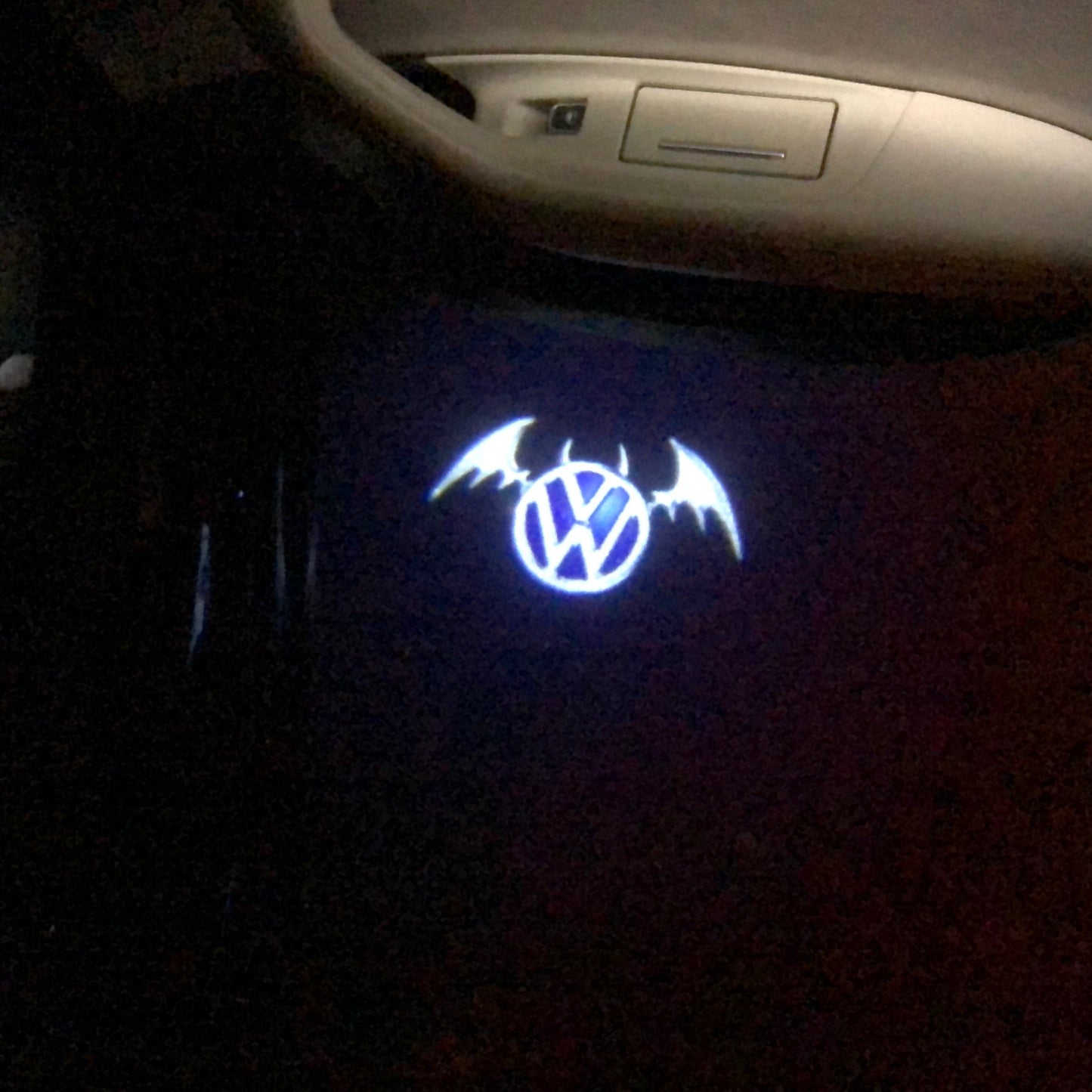 Volkswagen Door lights Original Logo Nr. 144 (quantity 1 = 2 Logo Films /2 door lights)