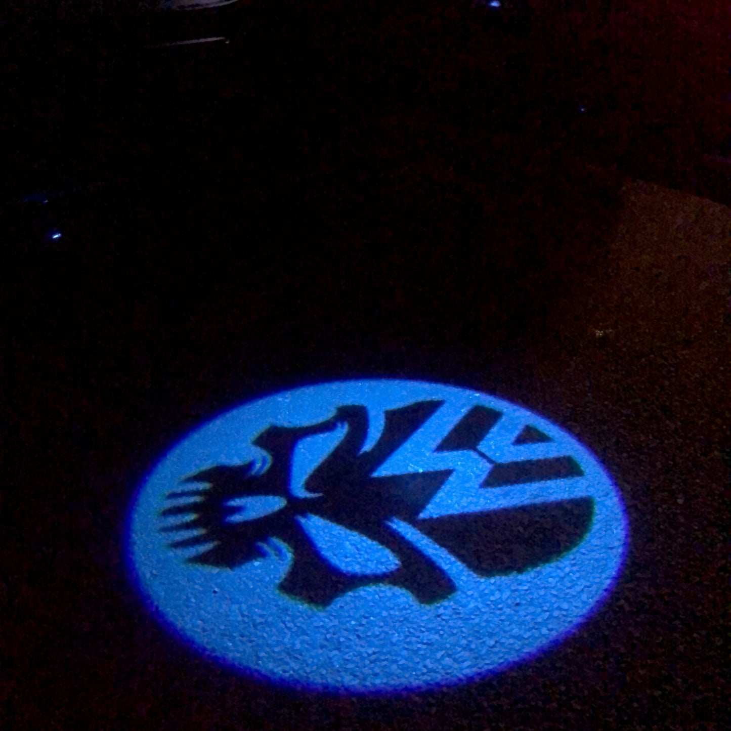Volkswagen Door lights Skull Logo Nr. 17 (quantity 1 = 2 Logo Films /2 door lights)