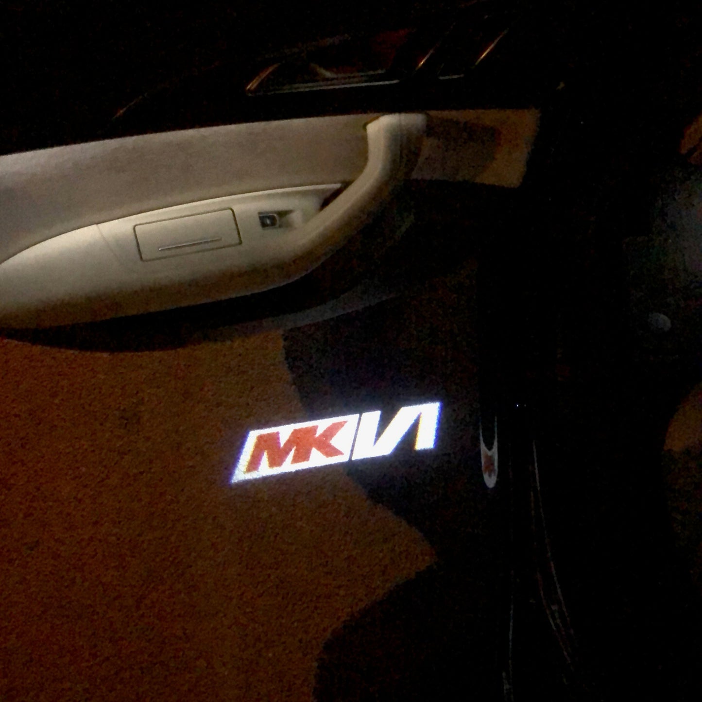 Volkswagen Door lights MK6 Logo Nr. 102 (quantity 1 = 2 Logo Films /2 door lights)