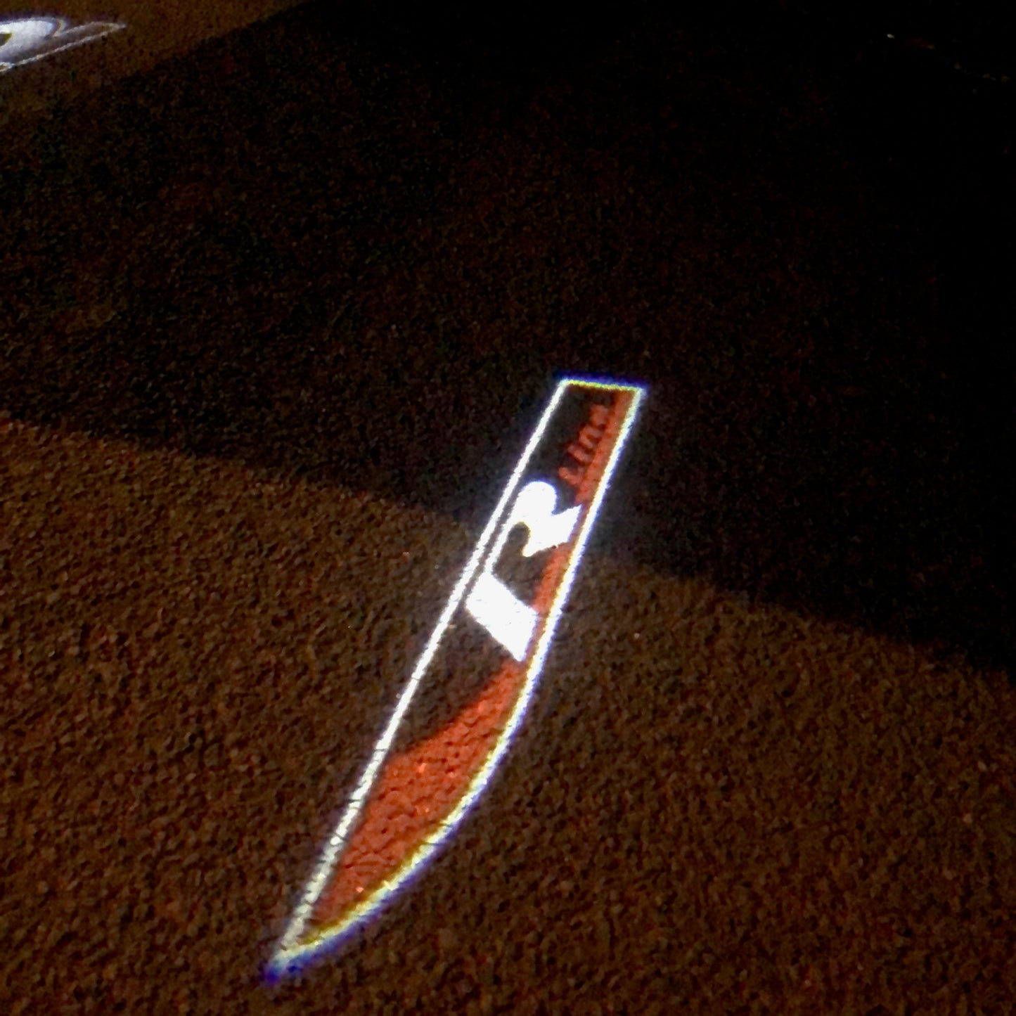 Volkswagen Door lights R LINE Logo Nr. 79 (quantity 1 = 2 Logo Films /2 door lights)
