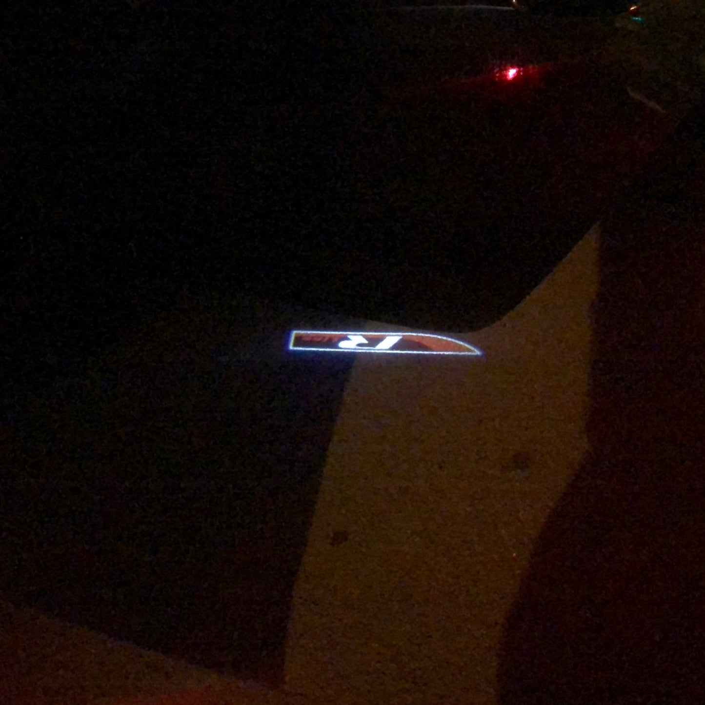 Volkswagen Door lights R LINE Logo Nr. 79 (quantity 1 = 2 Logo Films /2 door lights)