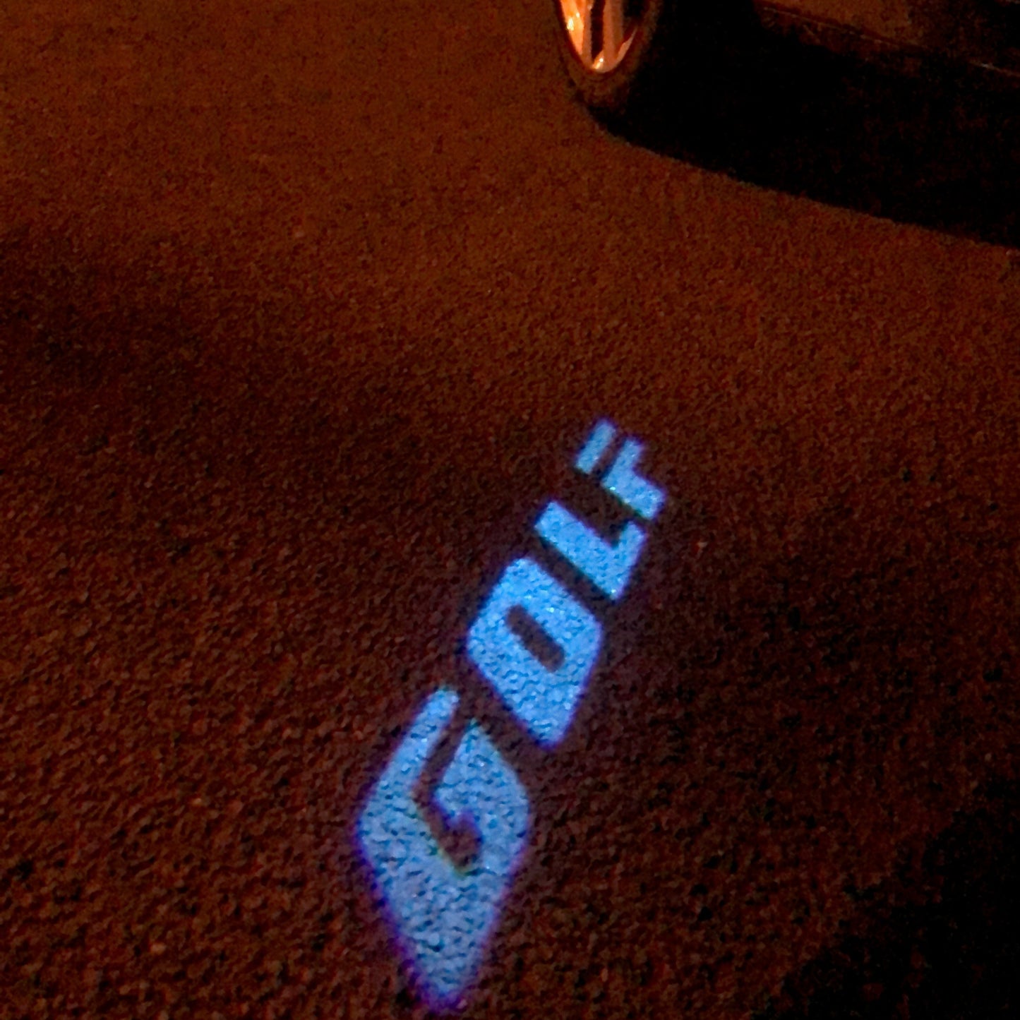 Volkswagen Door lights GOLF Logo Nr. 491 (quantity 1 = 2 Logo Films /2 door lights)