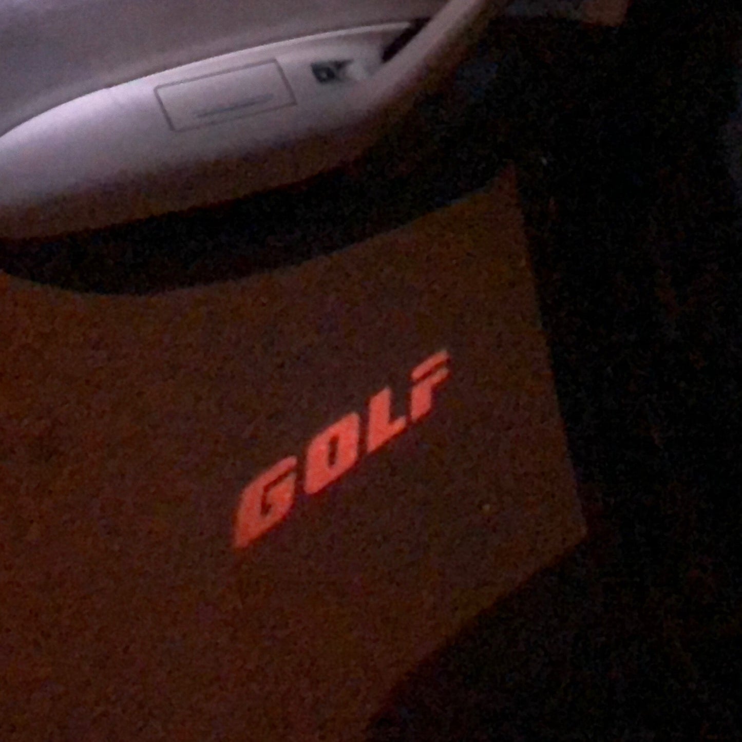Volkswagen Door lights GOLF Logo Nr. 49 (quantity 1 = 2 Logo Films /2 door lights)