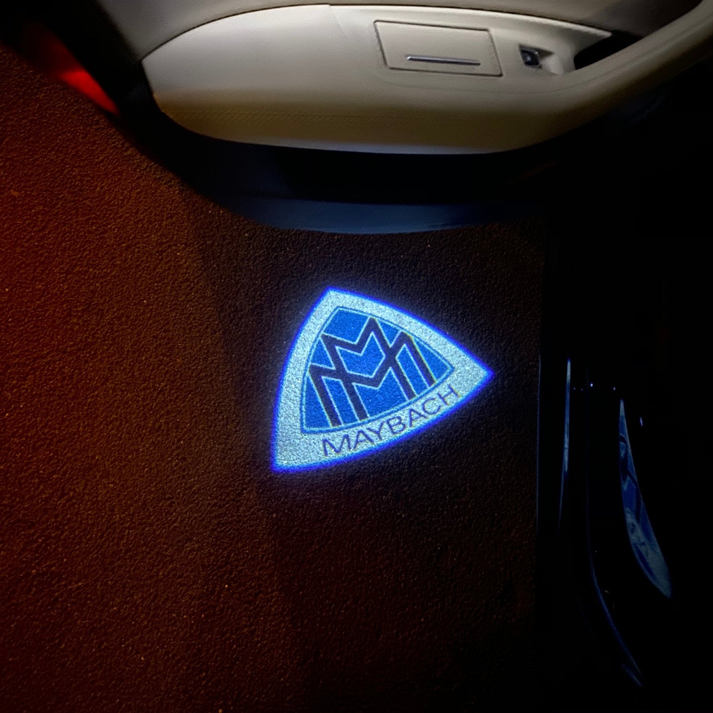 MAYBACH LOGO PROJECTOT LIGHTS Nr.1314 (quantity 1 = 2 Logo Films /2 door lights)